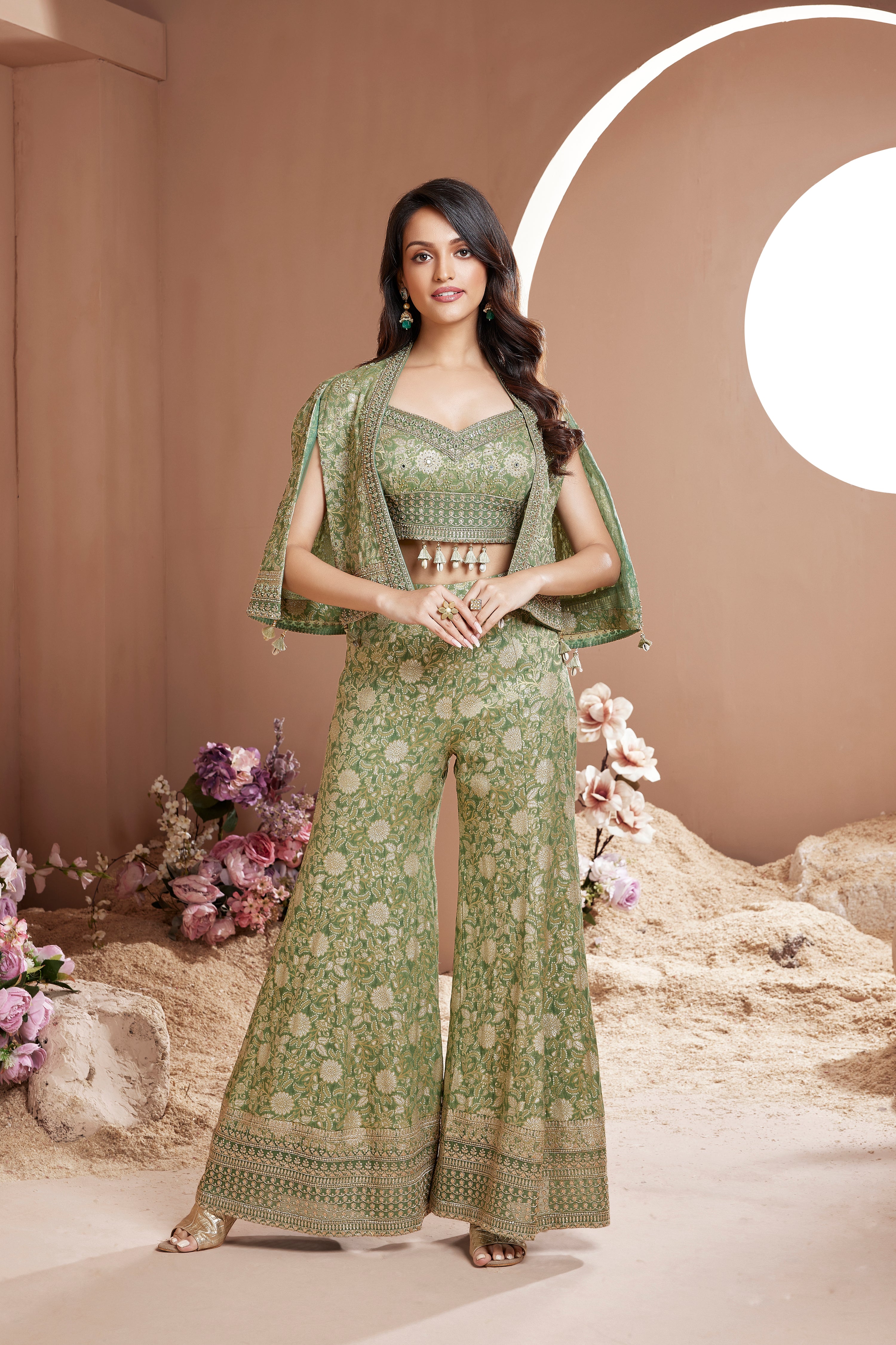 Lush Elegance Sharara Set