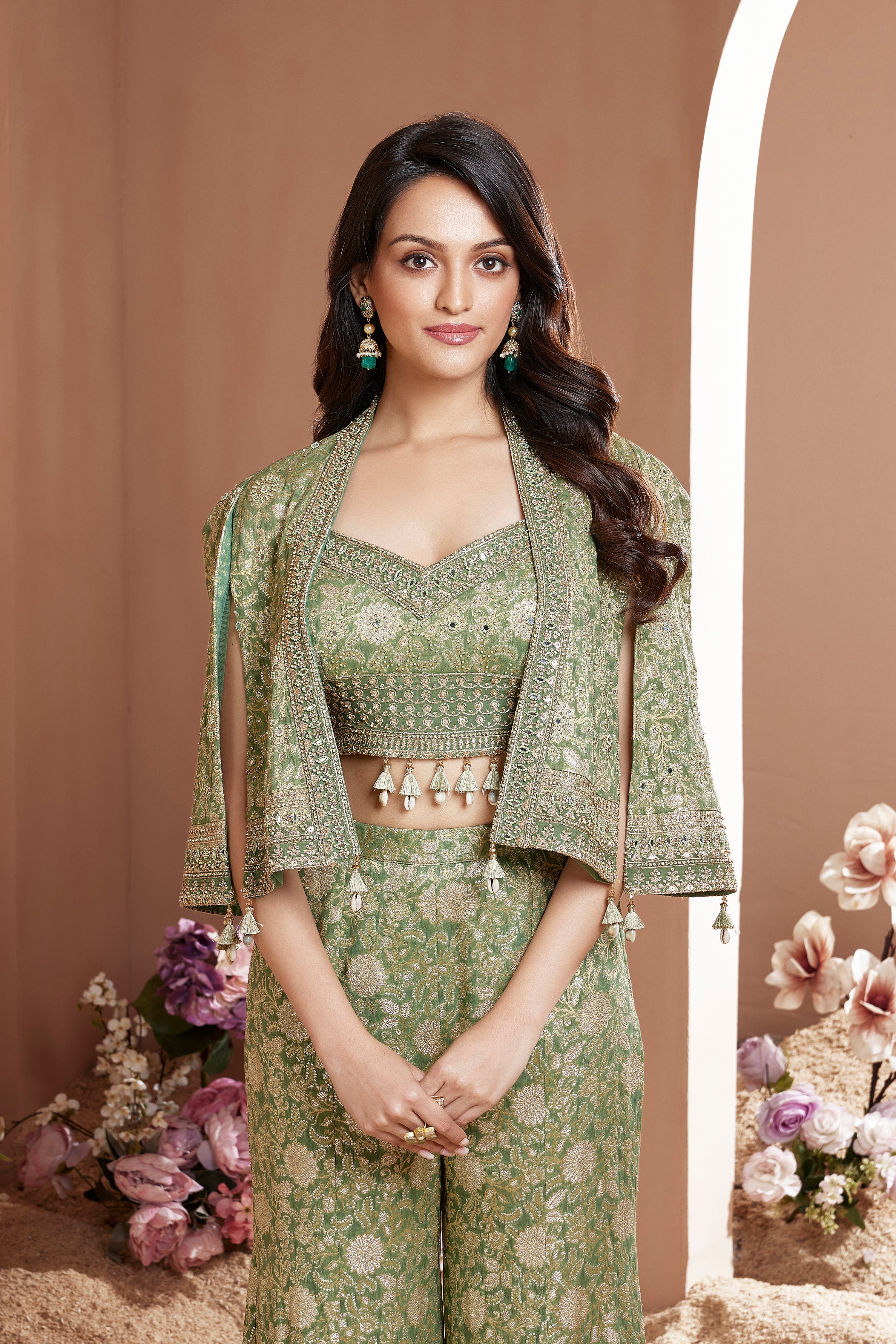 Lush Elegance Sharara Set