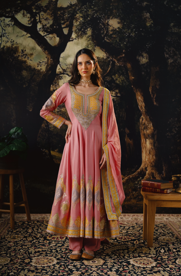 Pink Radiance Anarkali