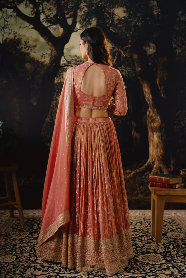 Scarlet Royalty Lehenga Set