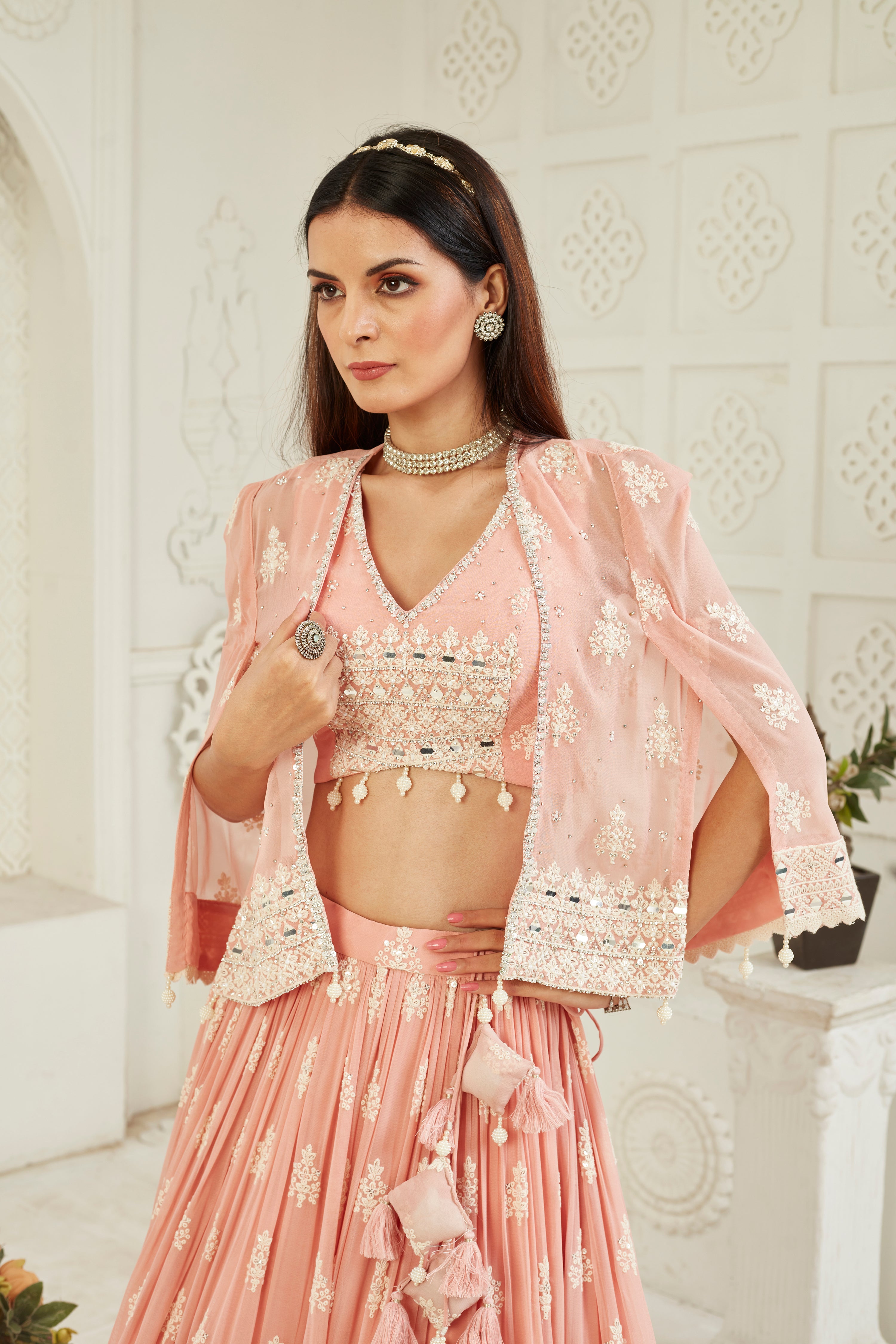 Azure Grace Lehenga Set
