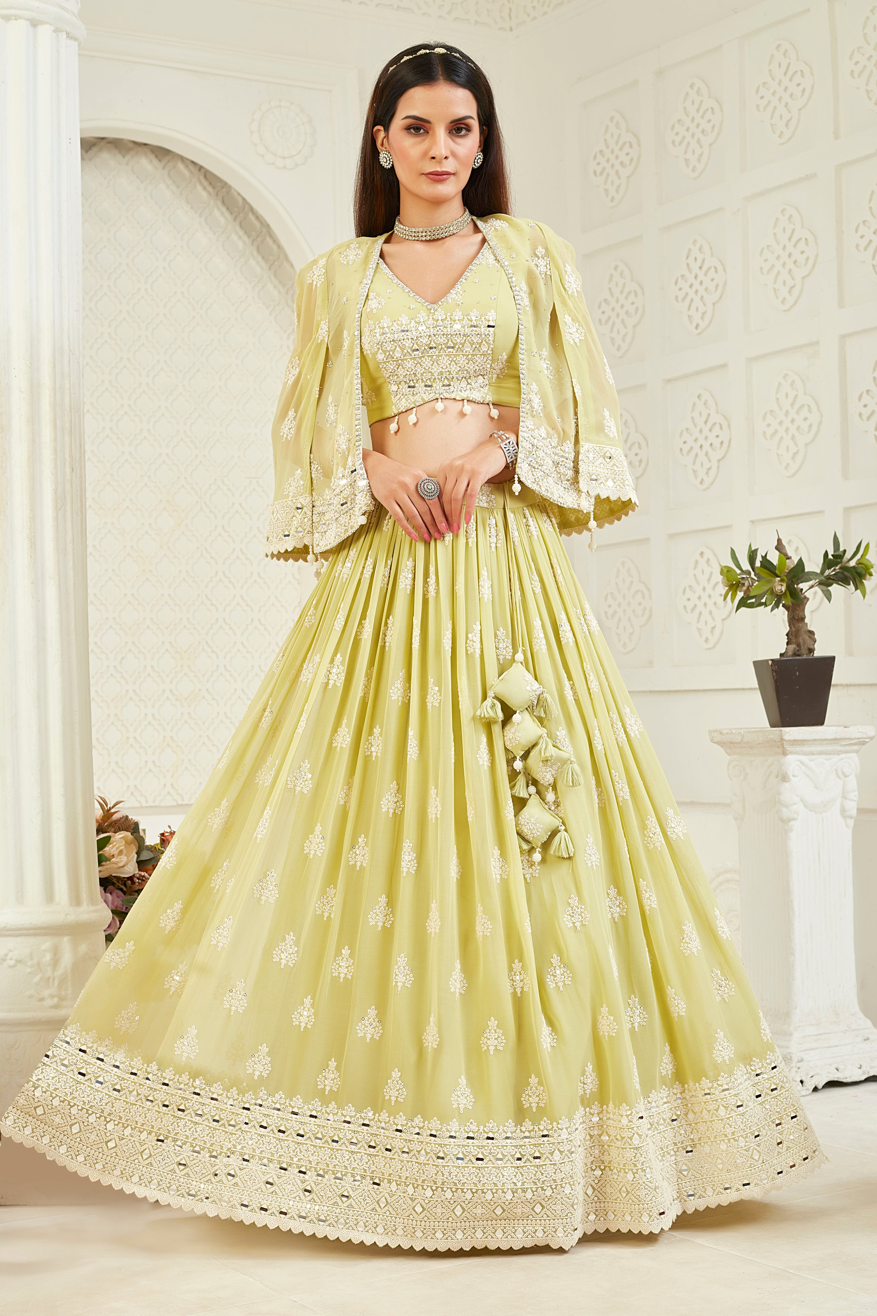Azure Grace Lehenga Set