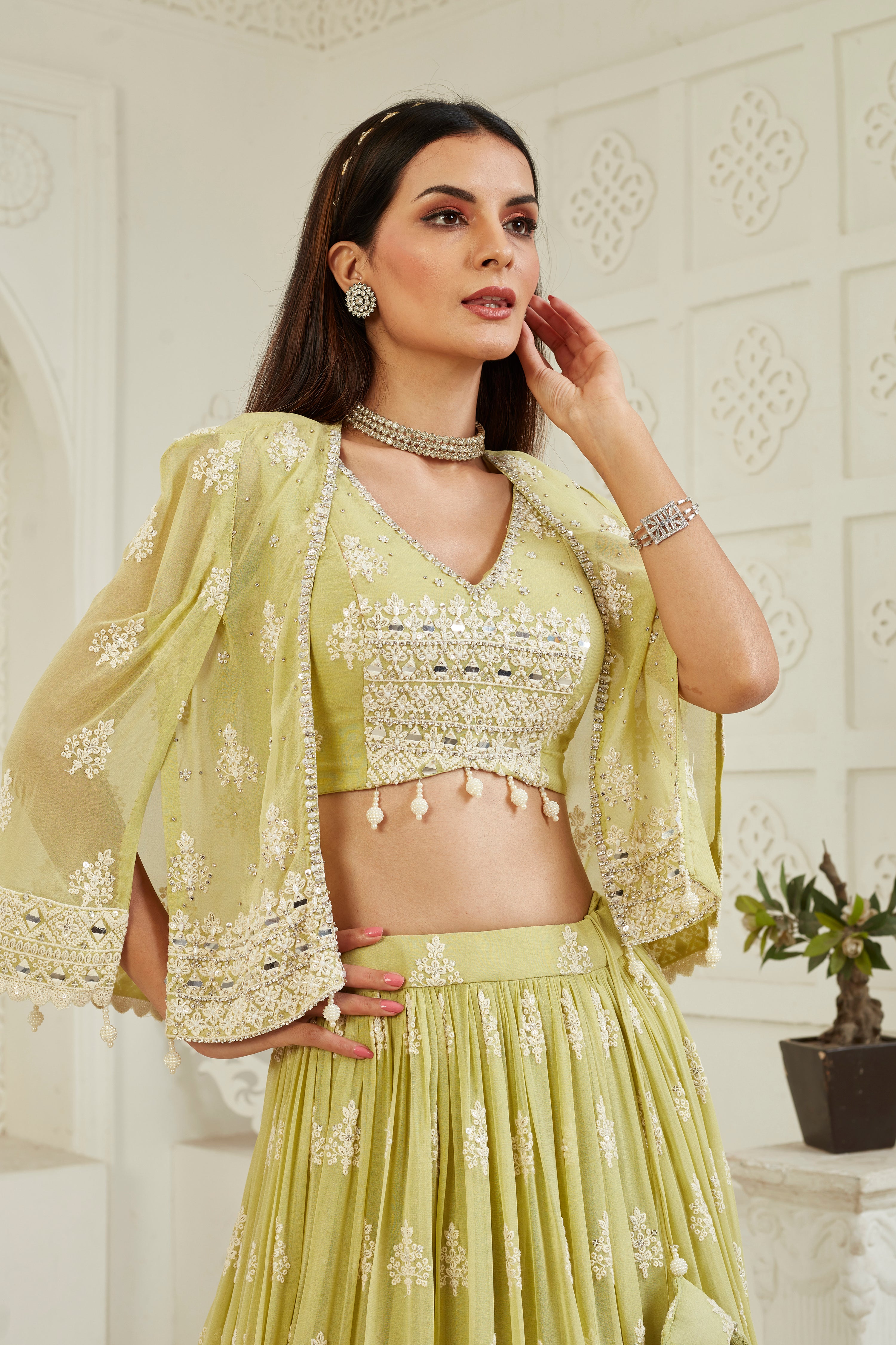 Azure Grace Lehenga Set