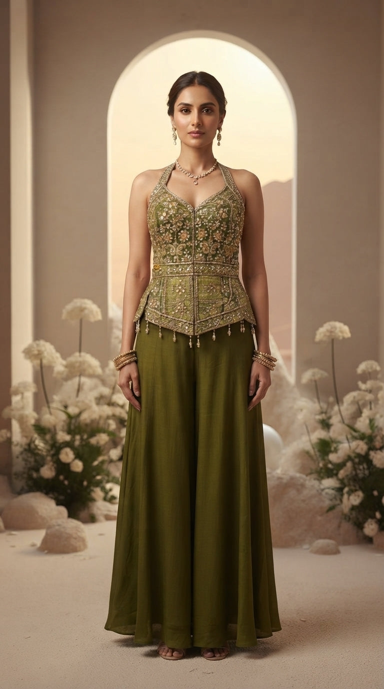 Meher Mirage Sharara Set