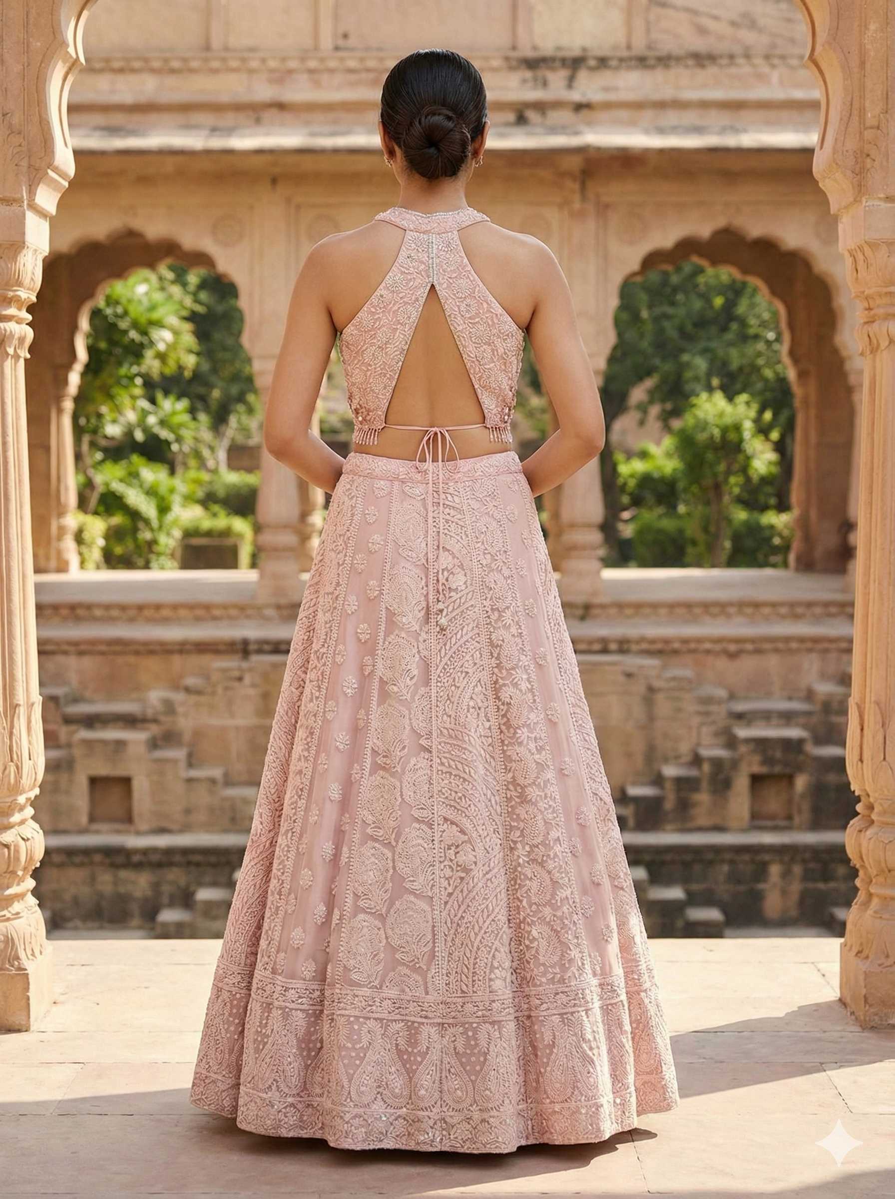 The Rosé Ethereal Lehenga