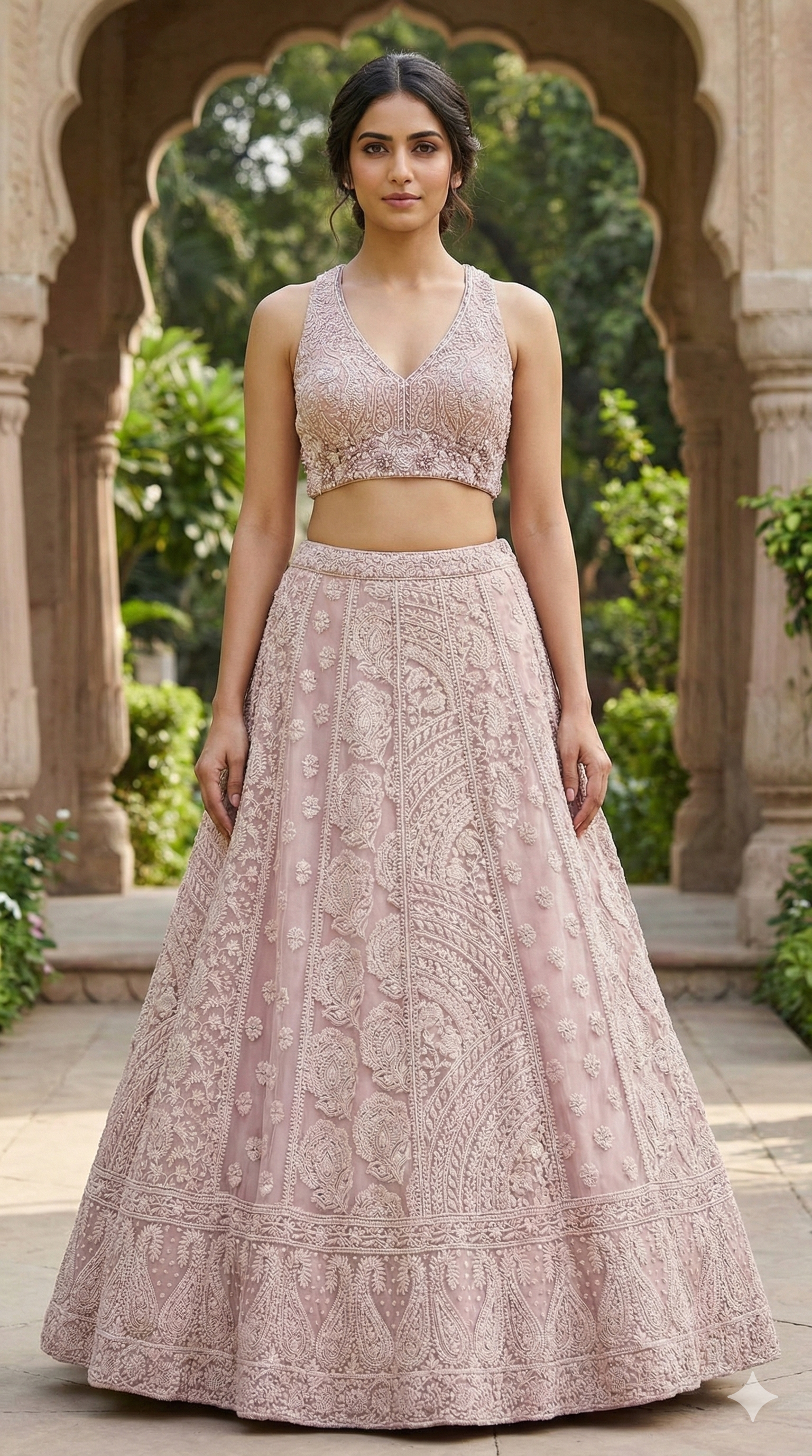 The Rosé Ethereal Lehenga
