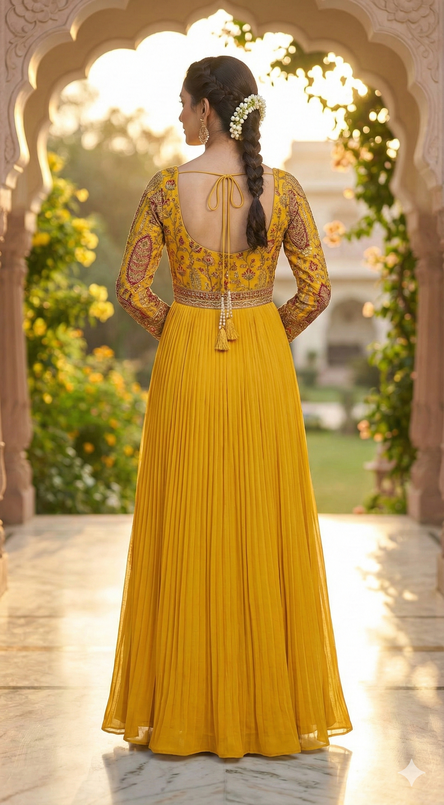 The Midnight Noir Anarkali