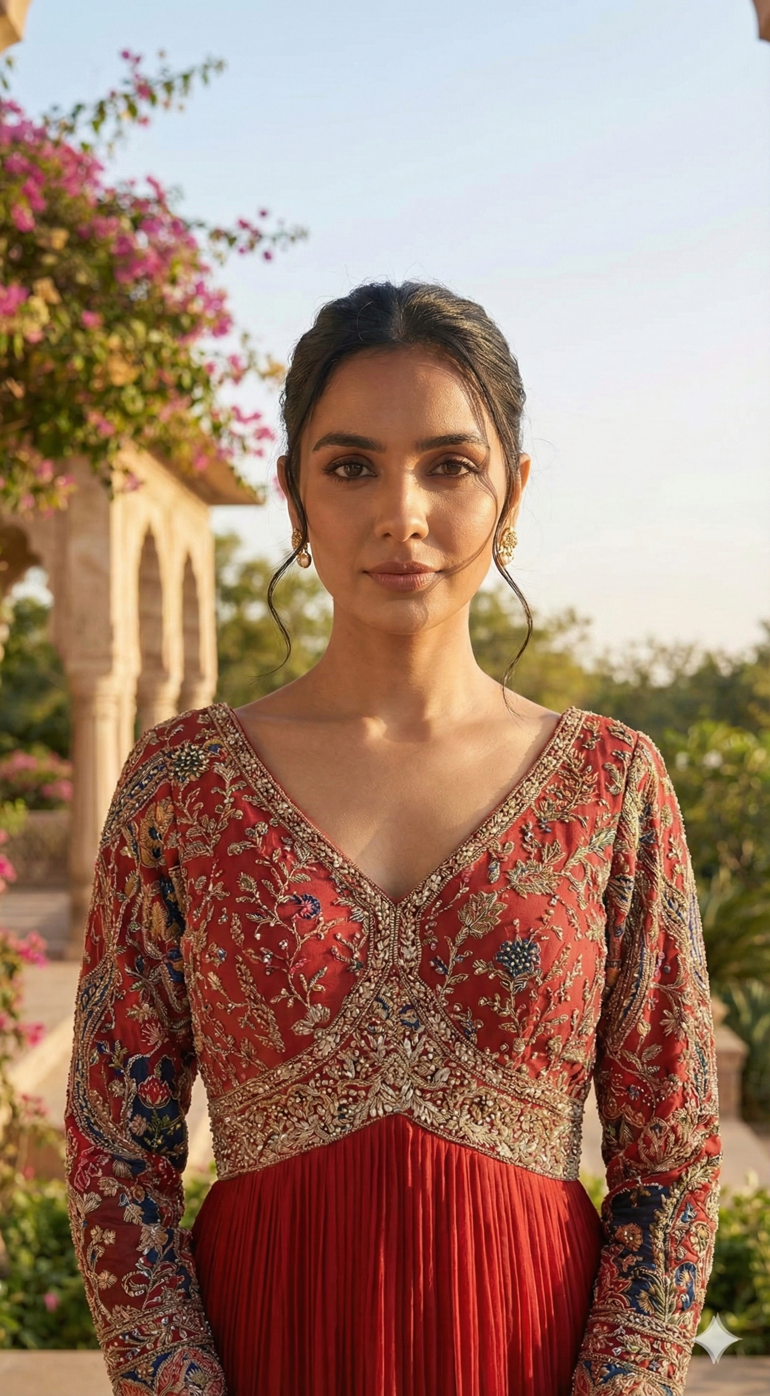 The Midnight Noir Anarkali