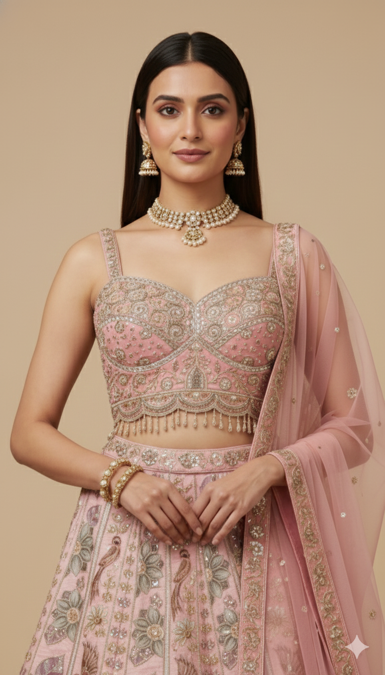Rose Royale Lehenga Set