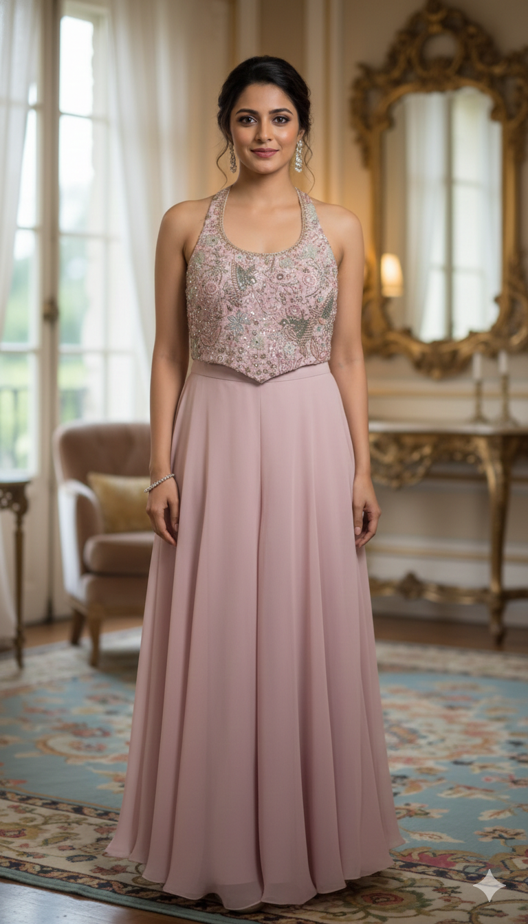 Pastel Embellished Top Sharara Set
