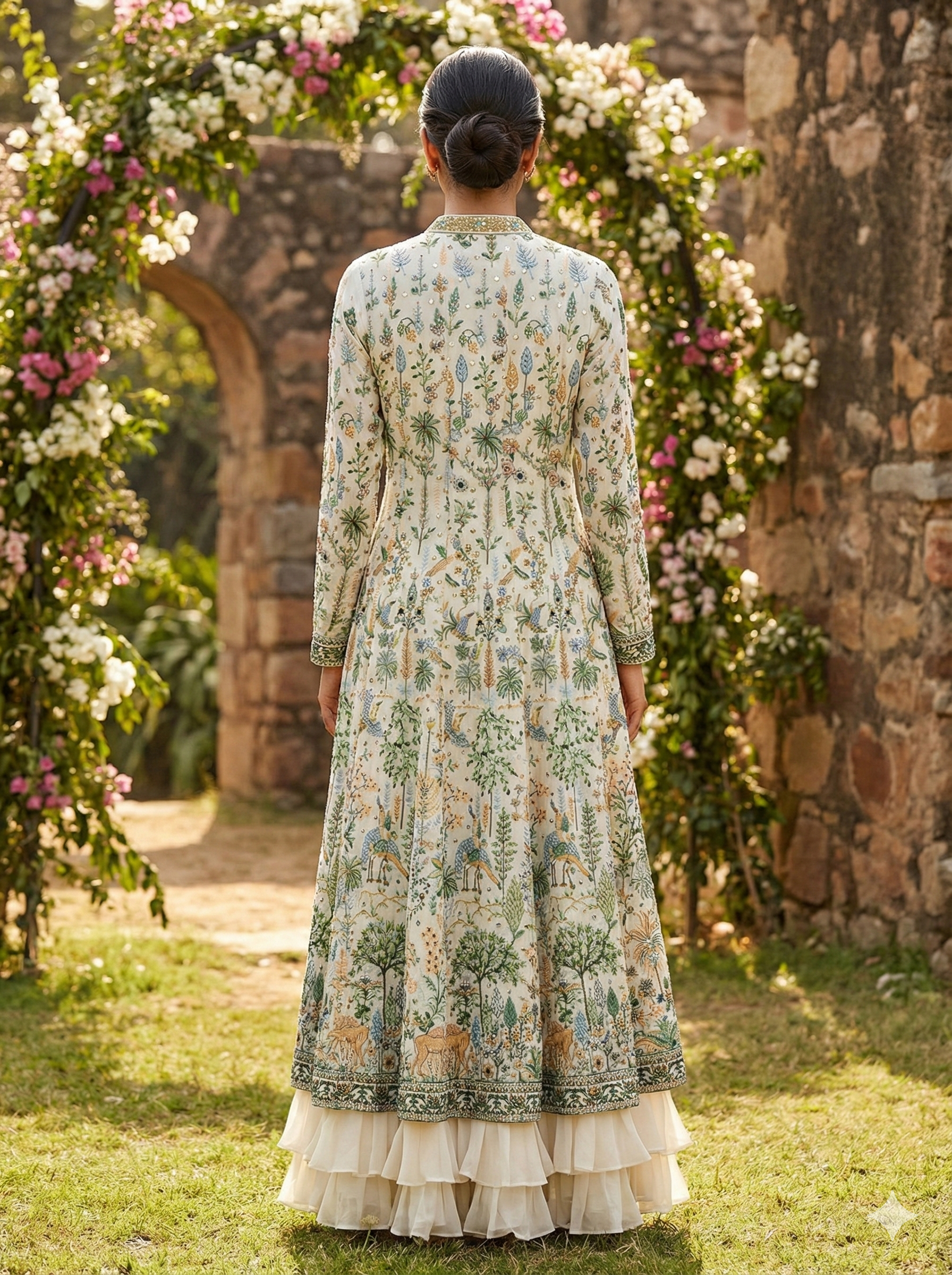 Summer Garden Sharara Set