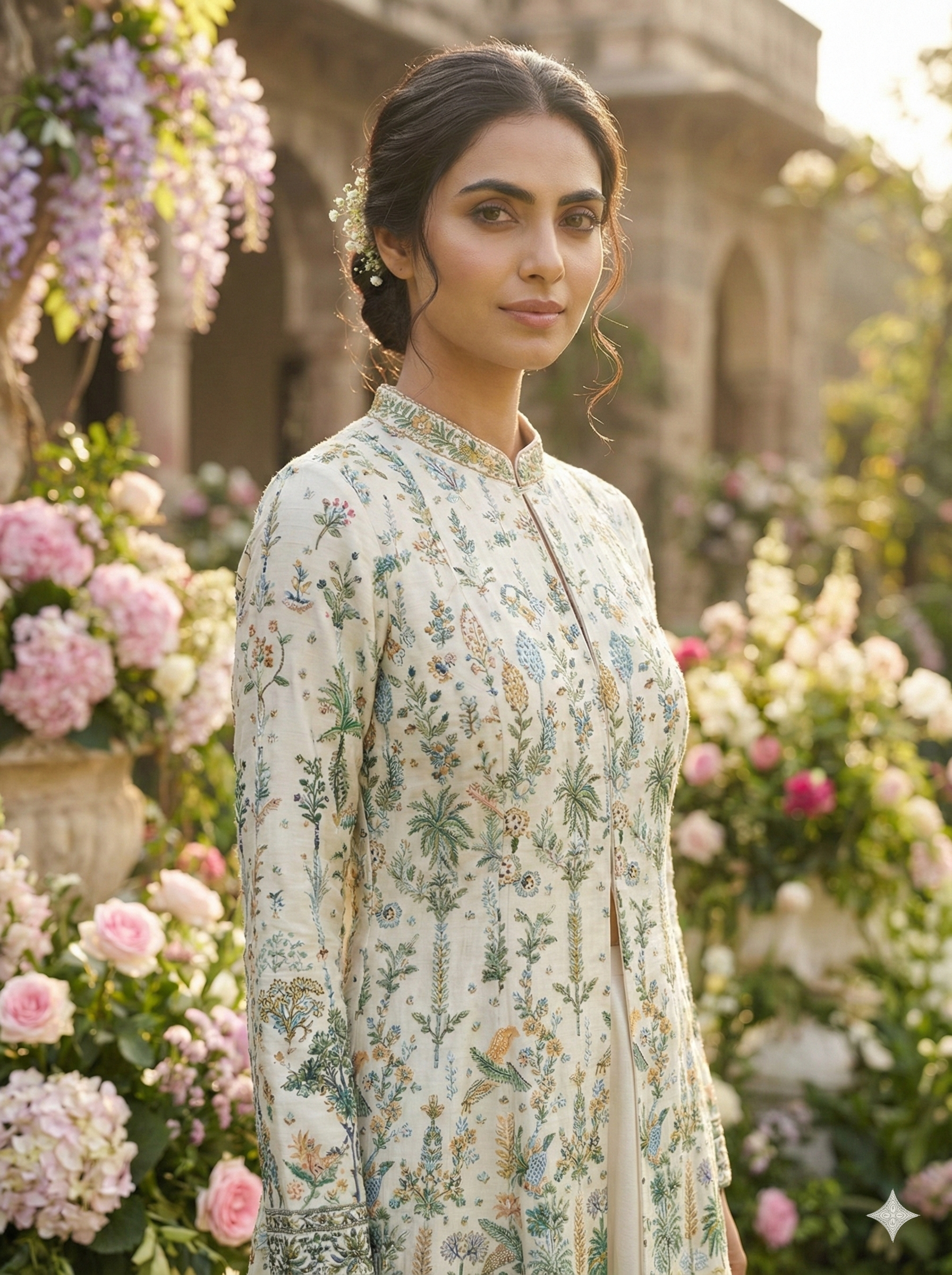 Summer Garden Sharara Set