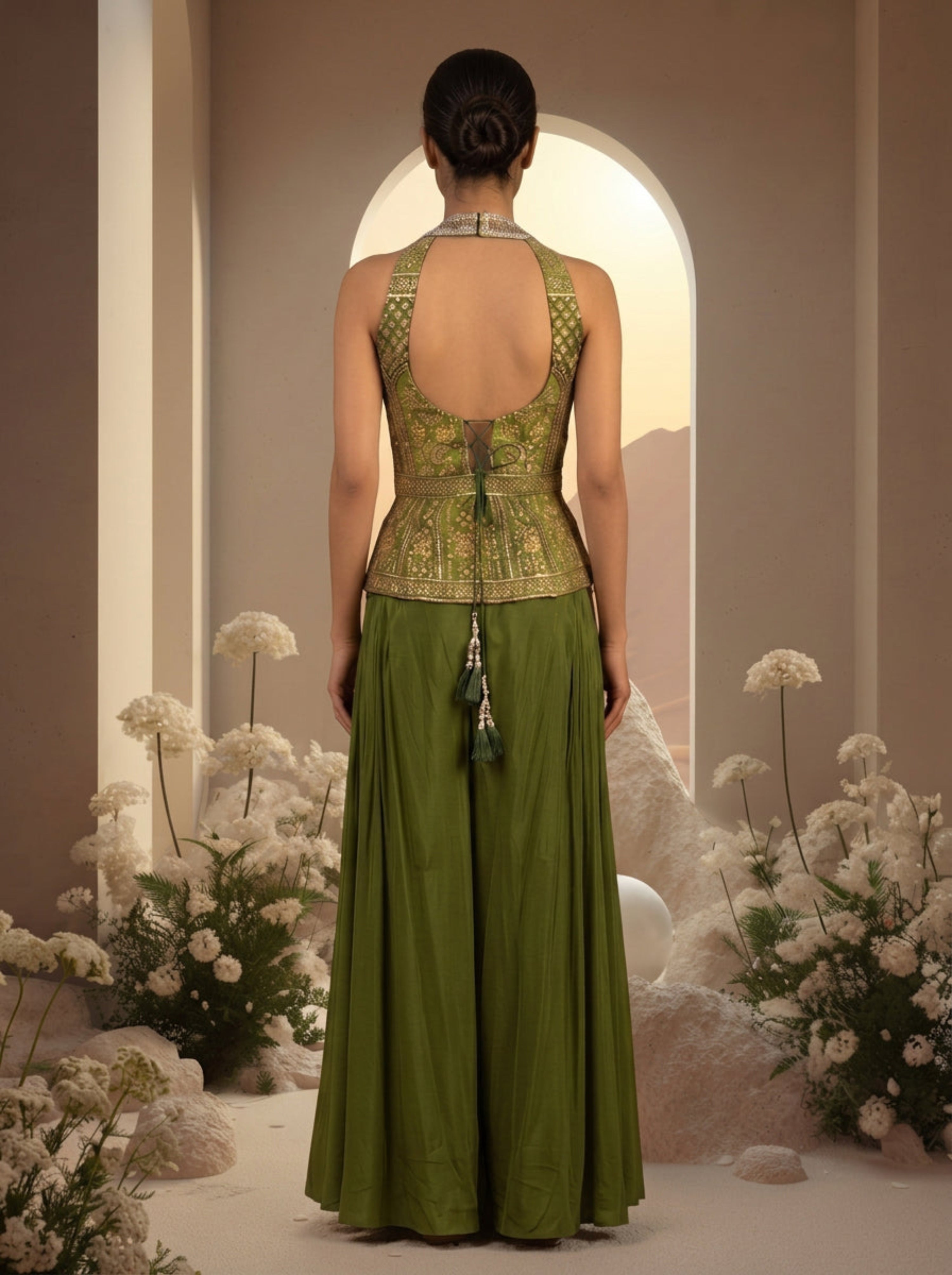 Heavy Embellished Sharara Set