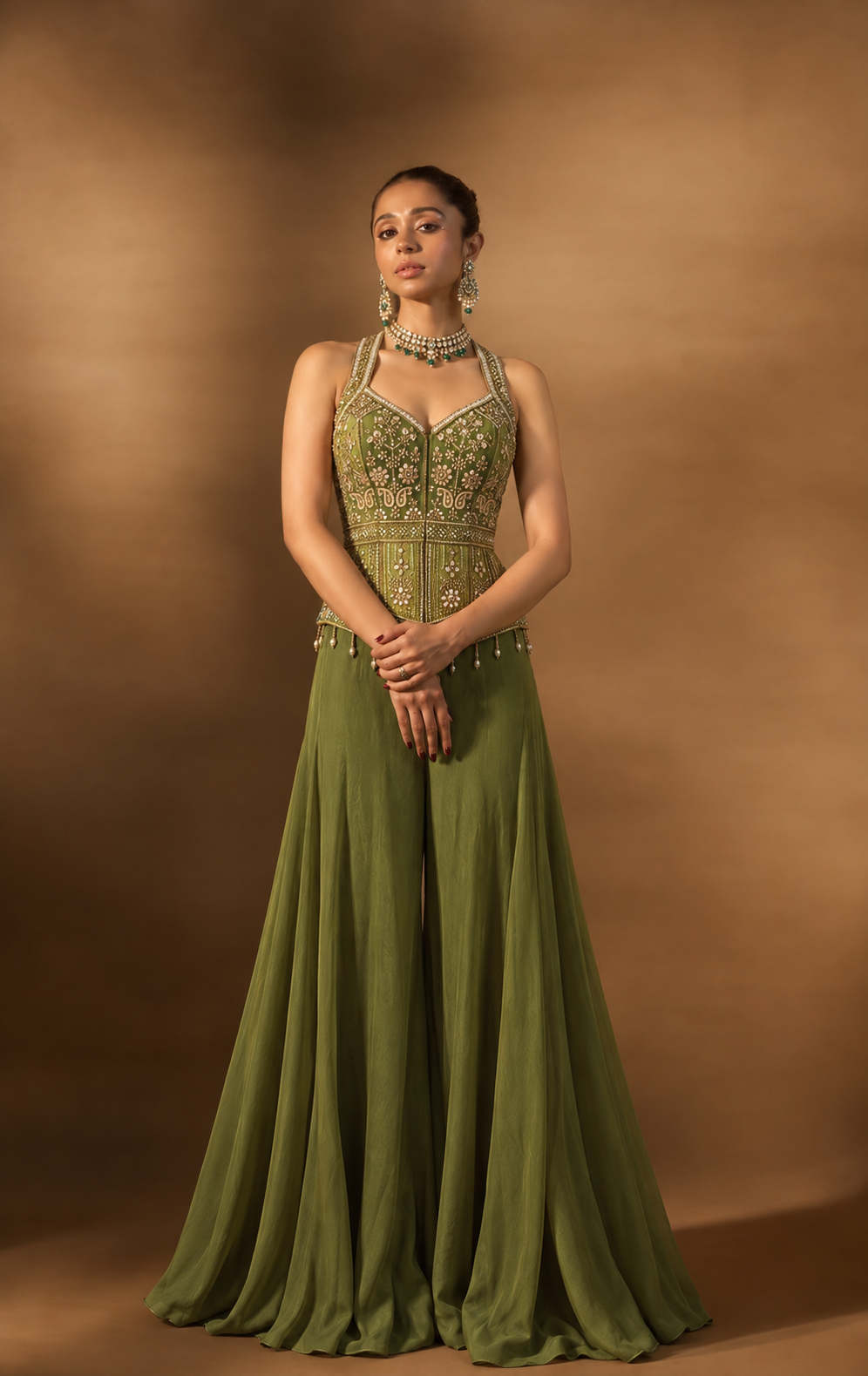 Heavy Embellished Sharara Set