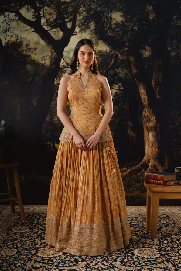 Golden Glow Lehenga