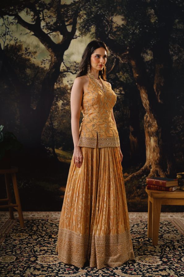 Golden Glow Lehenga