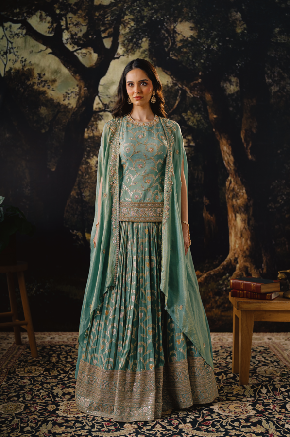 Jade Enchant Lehenga