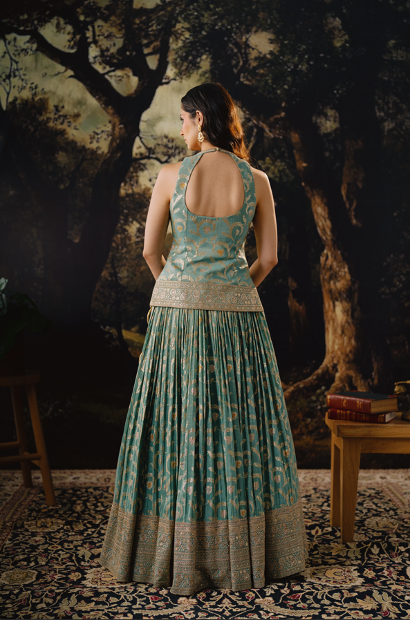 Jade Enchant Lehenga