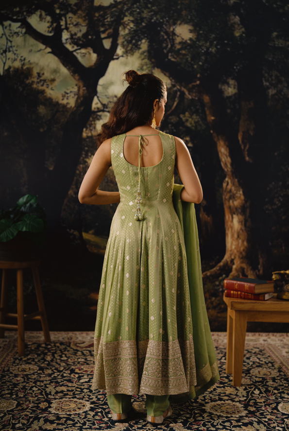 Emerald Enchant Anarkali