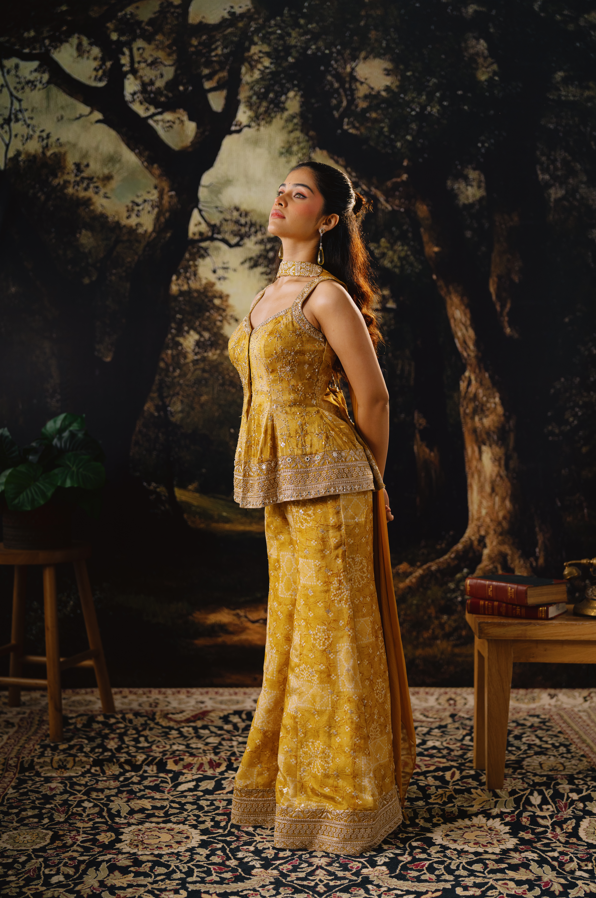 Sunlit Swirl Sharara