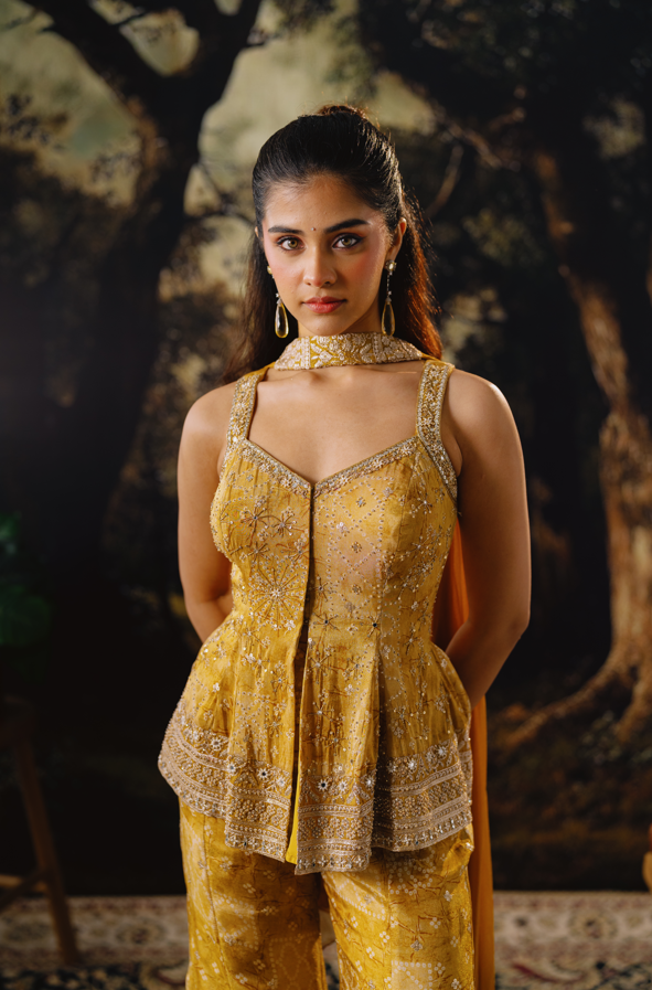 Sunlit Swirl Sharara