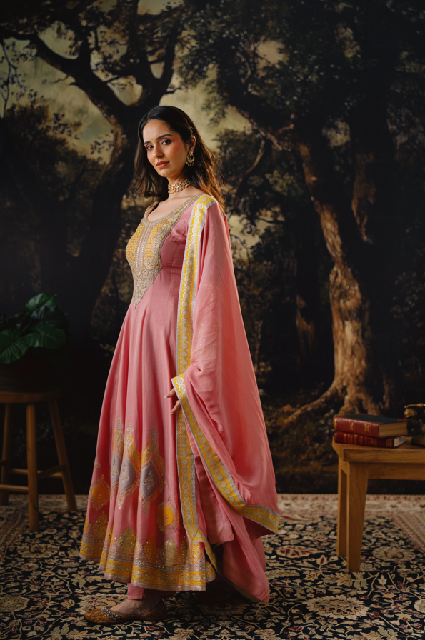 Pink Radiance Anarkali