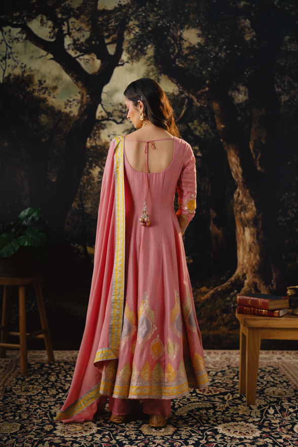 Pink Radiance Anarkali