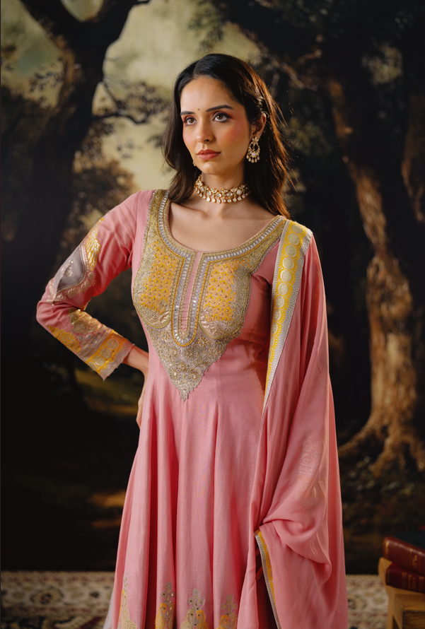 Pink Radiance Anarkali