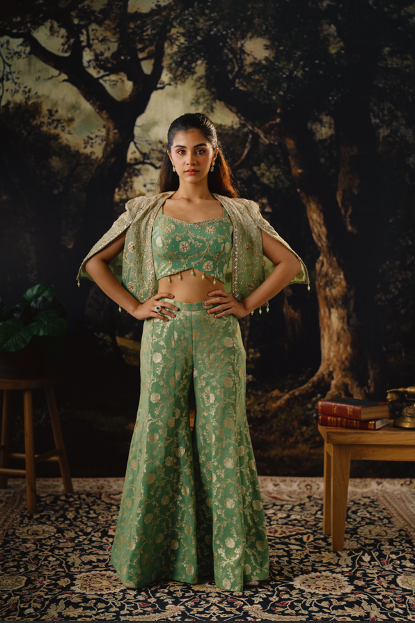 Mint Garden Sharara Set