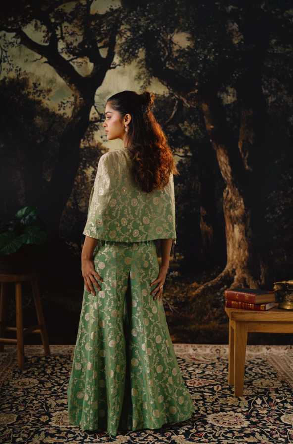 Mint Garden Sharara Set