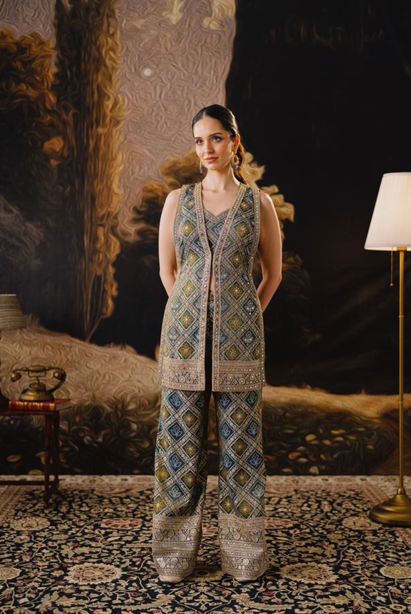 Sapphire Look Sharara Set