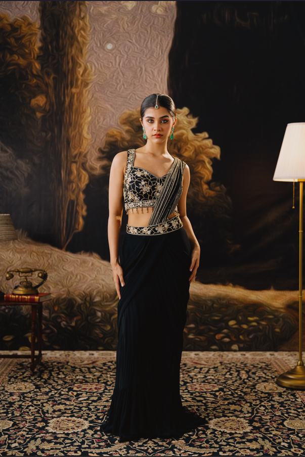 Noir Drape Saree