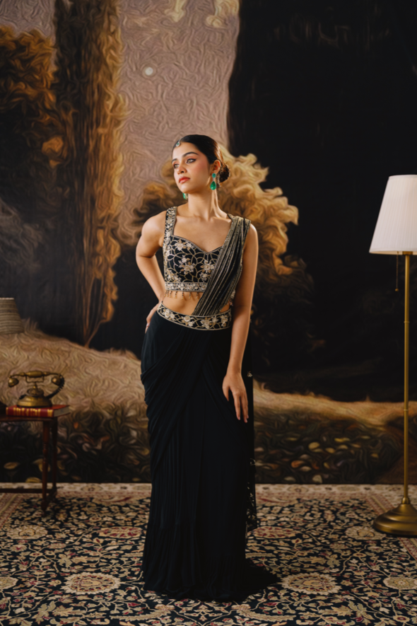 Noir Drape Saree