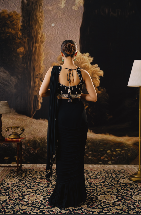 Noir Drape Saree