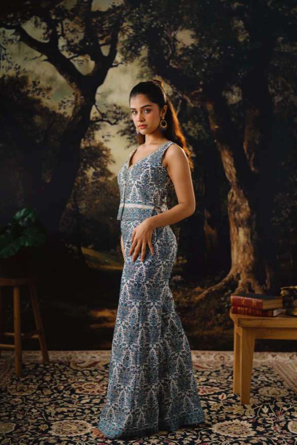 Ocean Royale Sharara Set