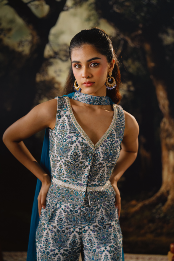 Ocean Royale Sharara Set