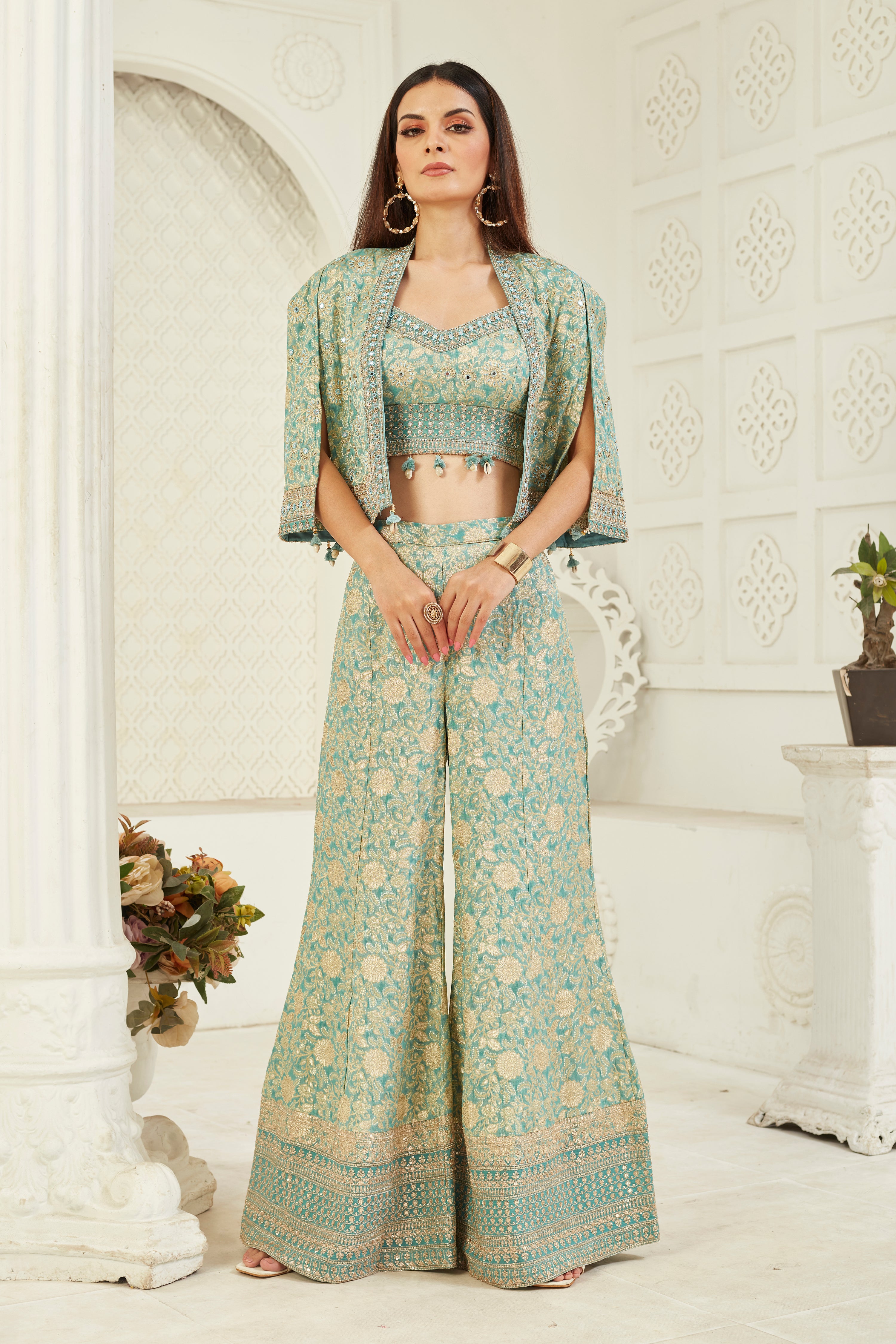 Lush Elegance Sharara Set