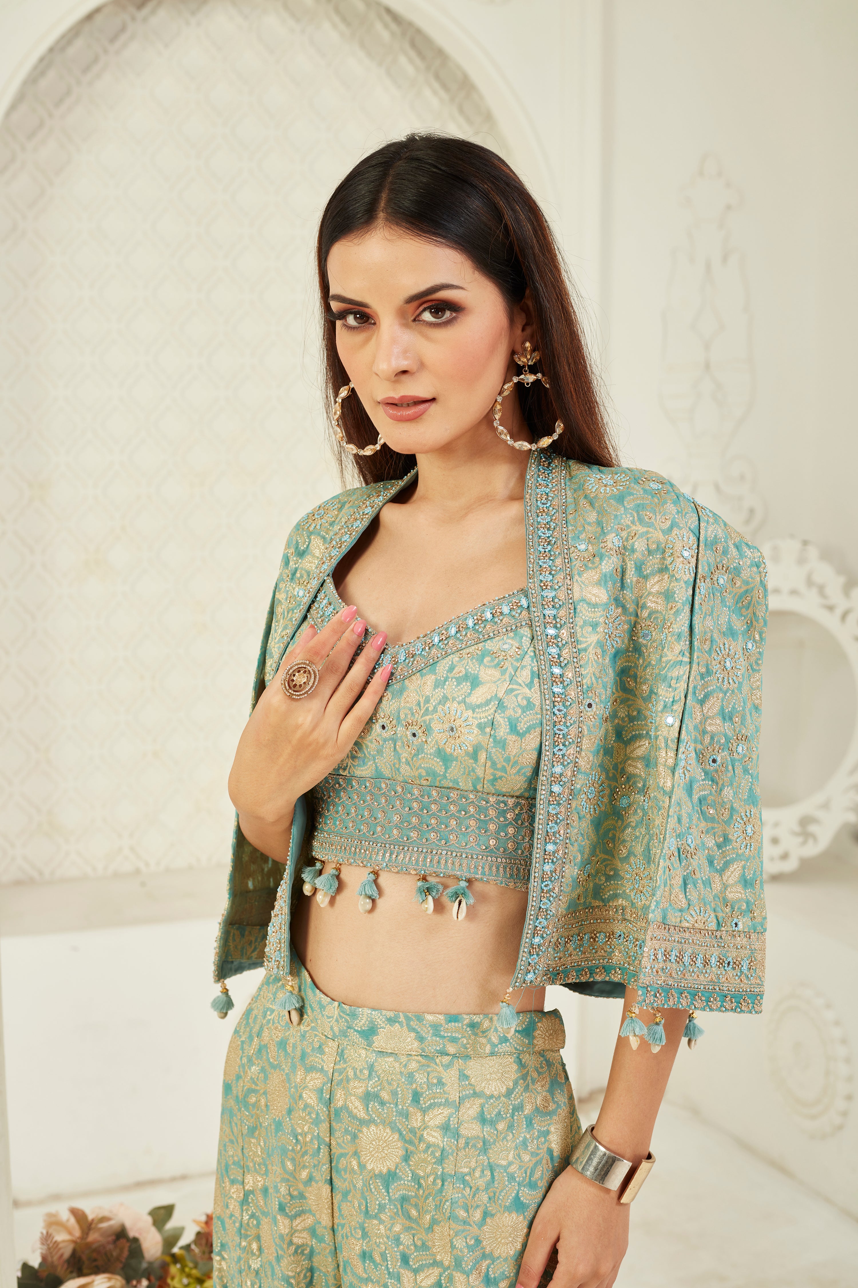 Lush Elegance Sharara Set