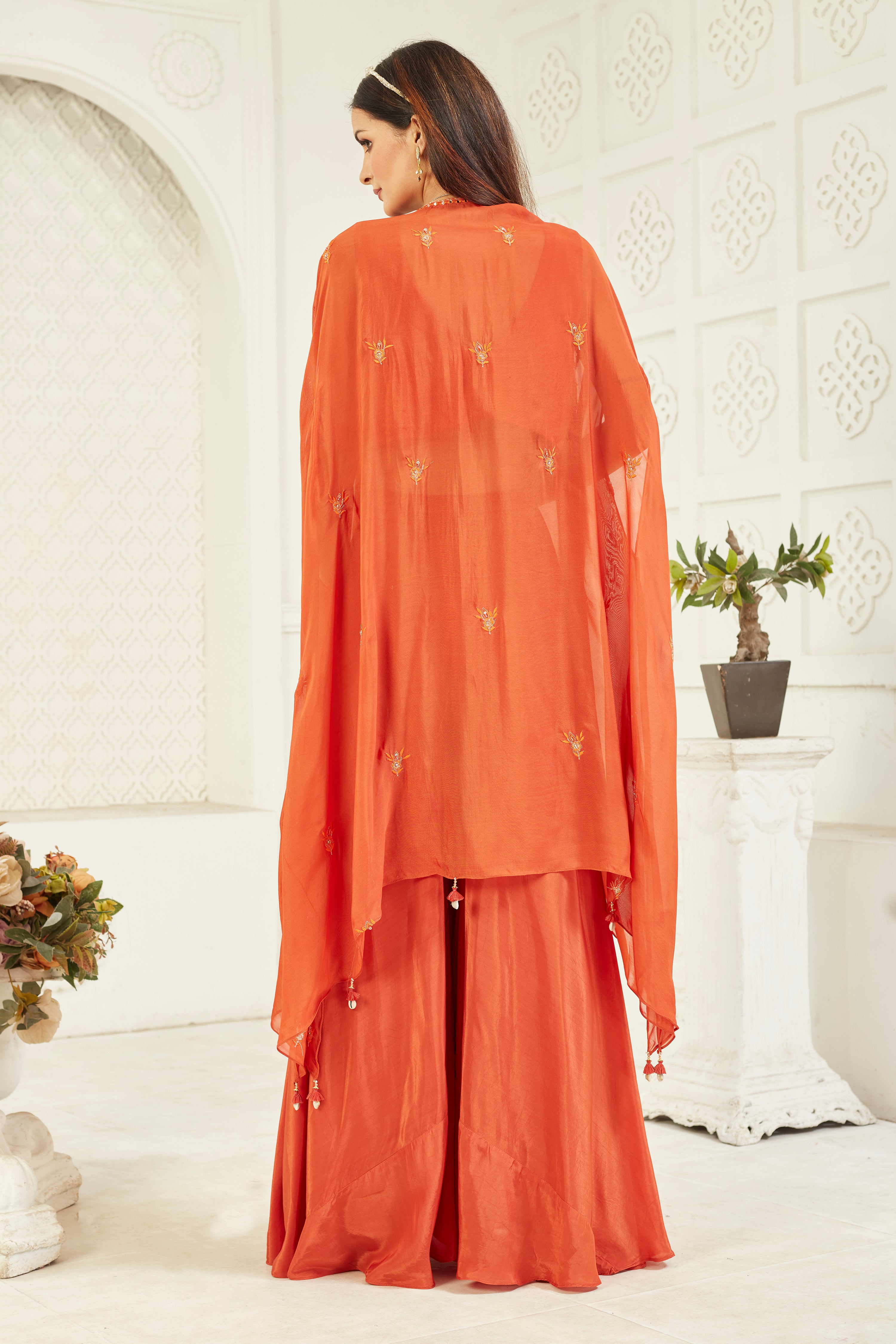 Sand Serenity Sharara Set