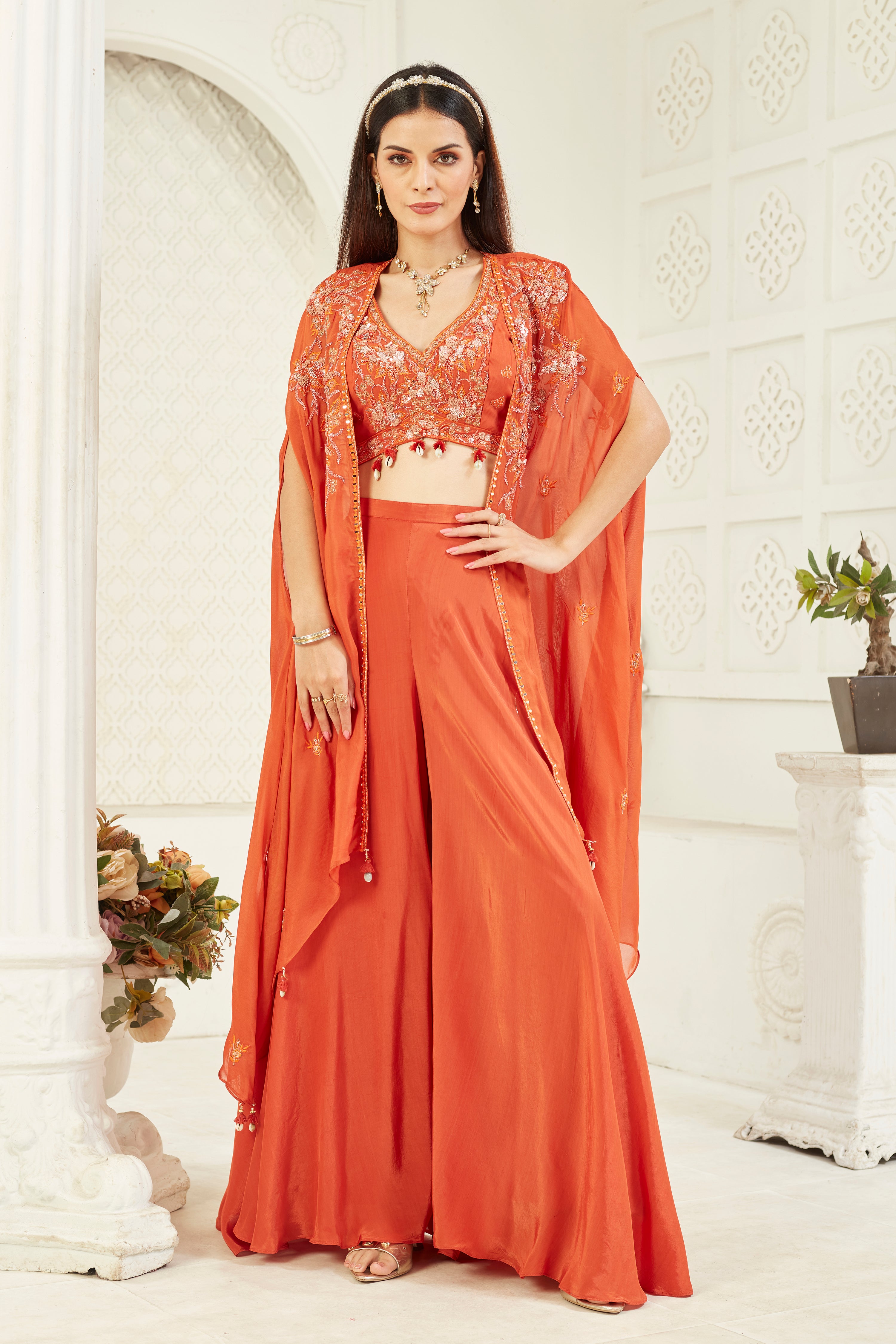 Sand Serenity Sharara Set