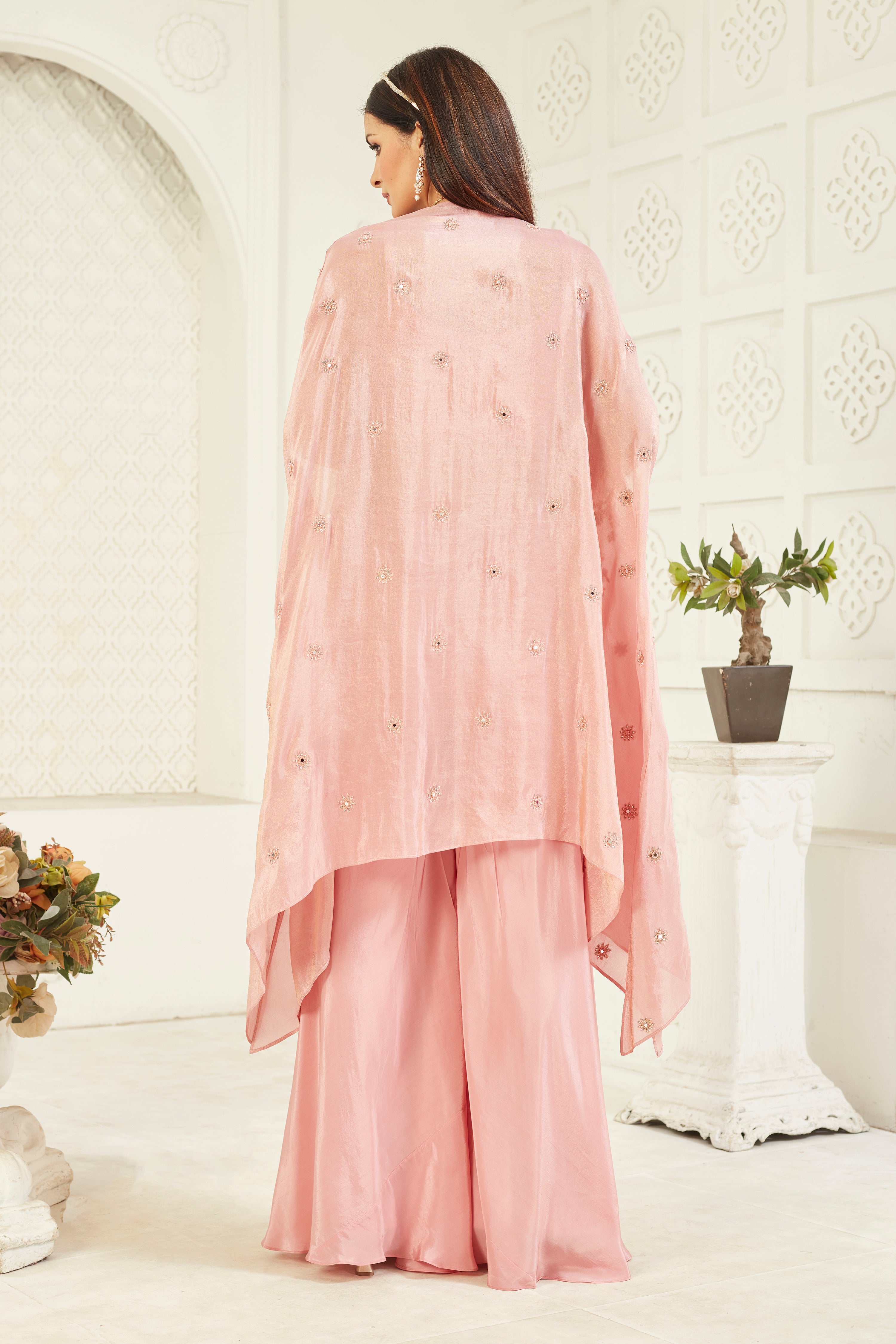 Lavish blush Sharara Set