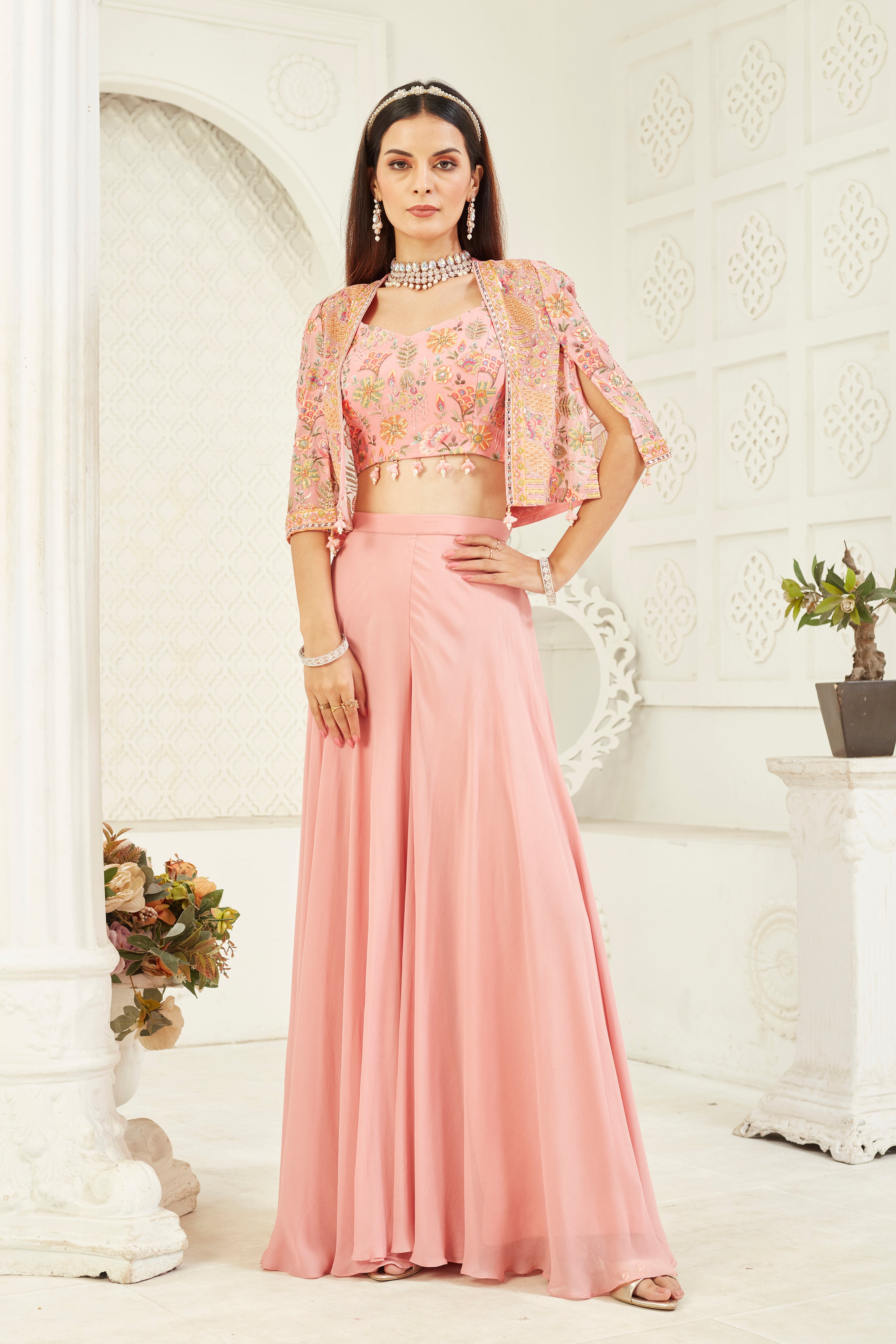 Serene Glow Sharara Set