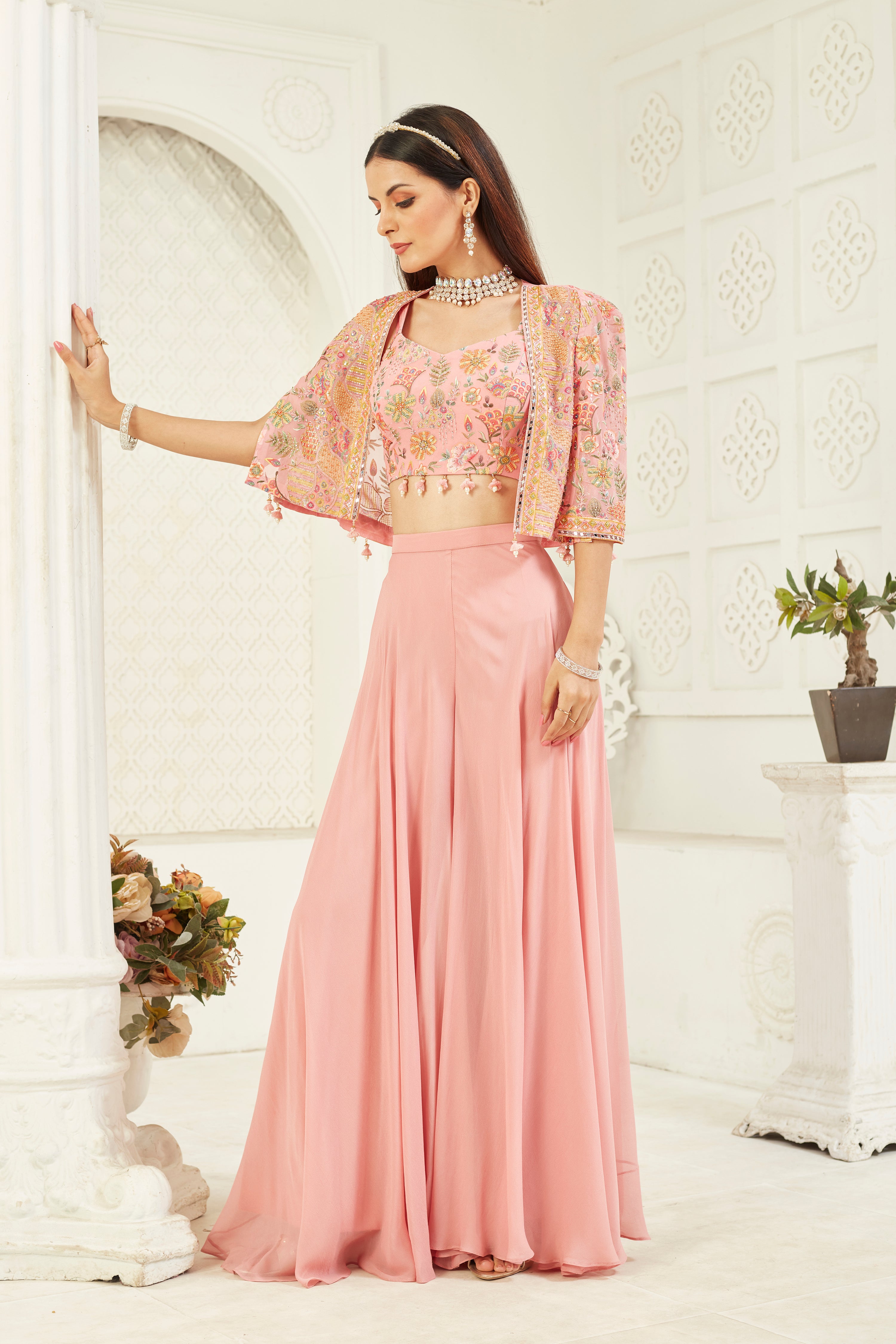 Serene Glow Sharara Set