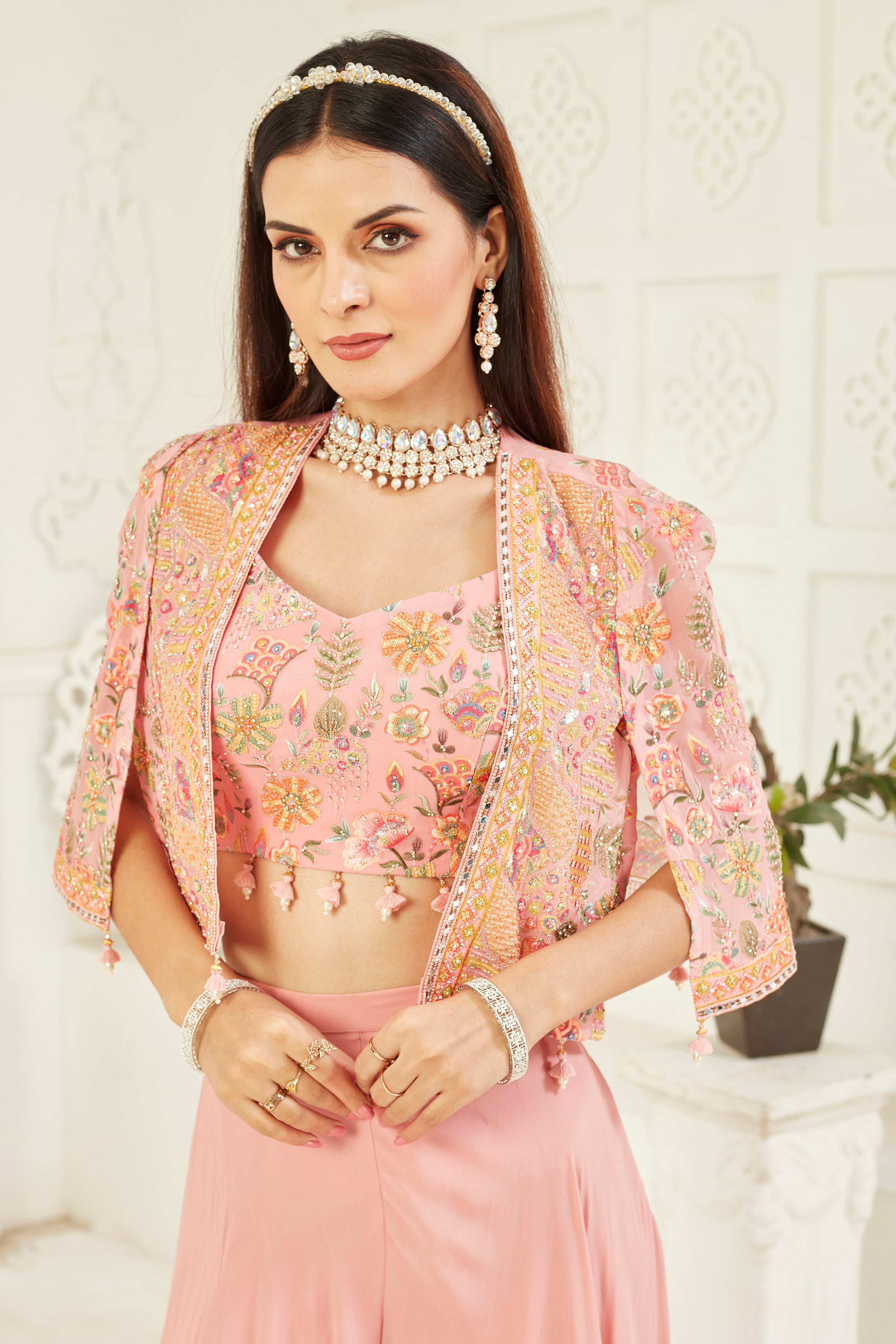 Serene Glow Sharara Set