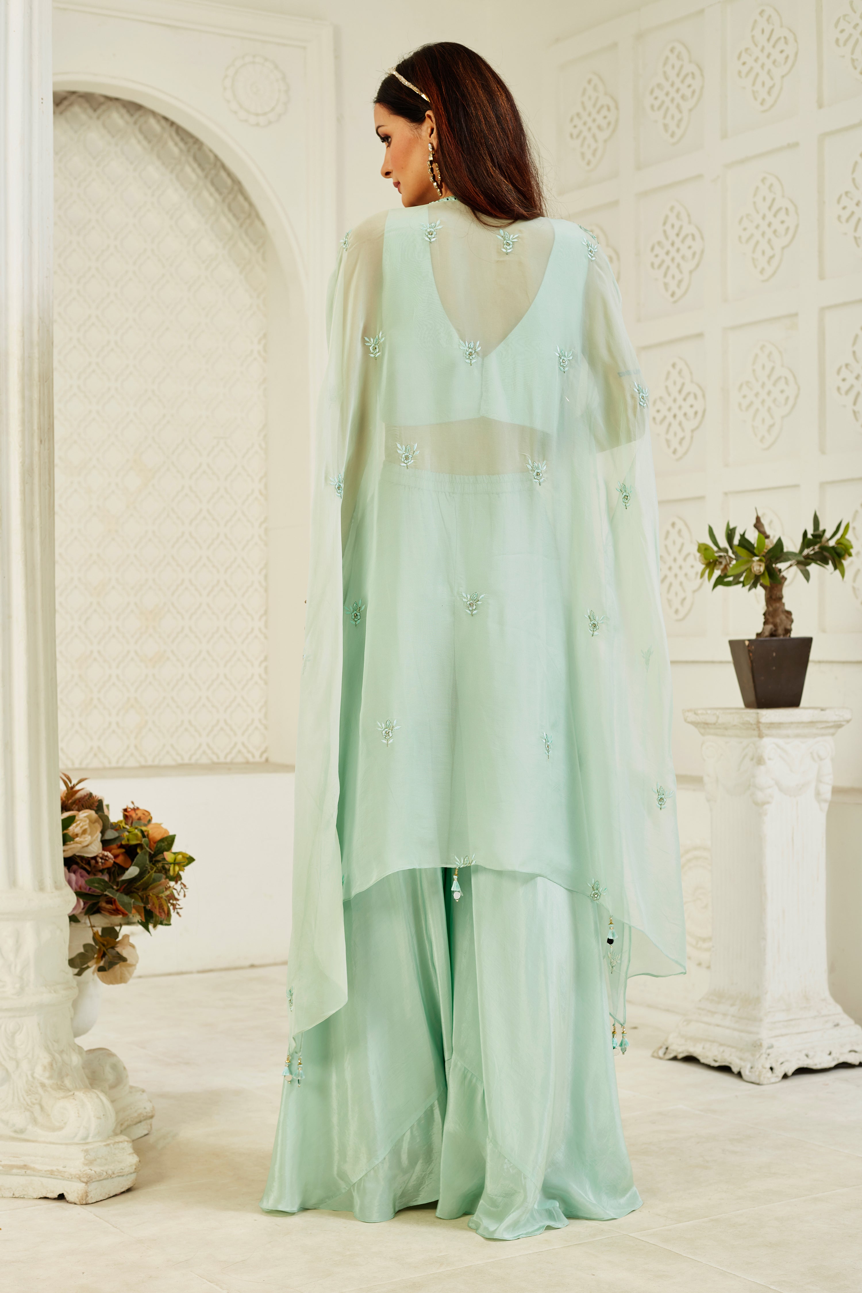 Sand Serenity Sharara Set