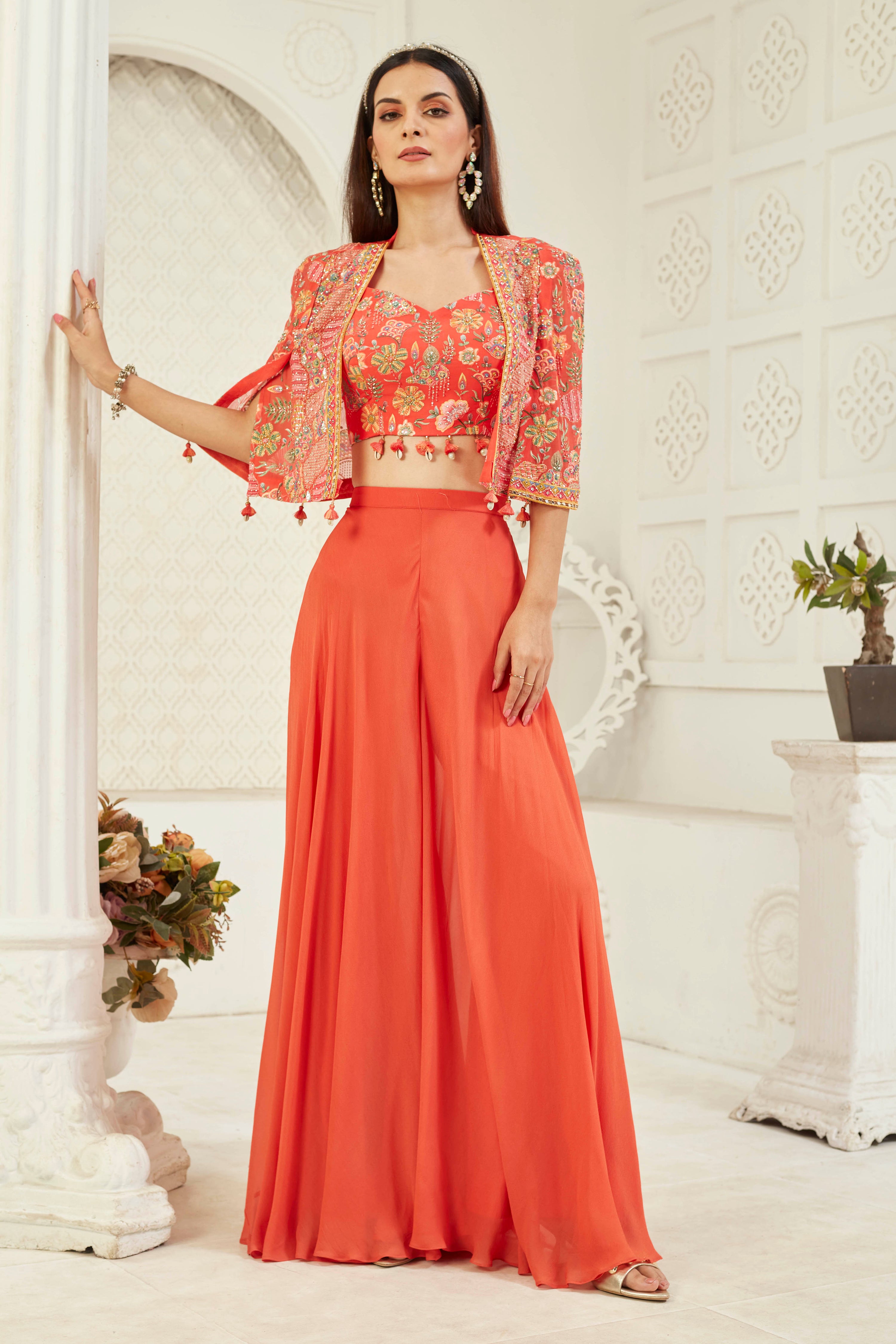 Serene Glow Sharara Set