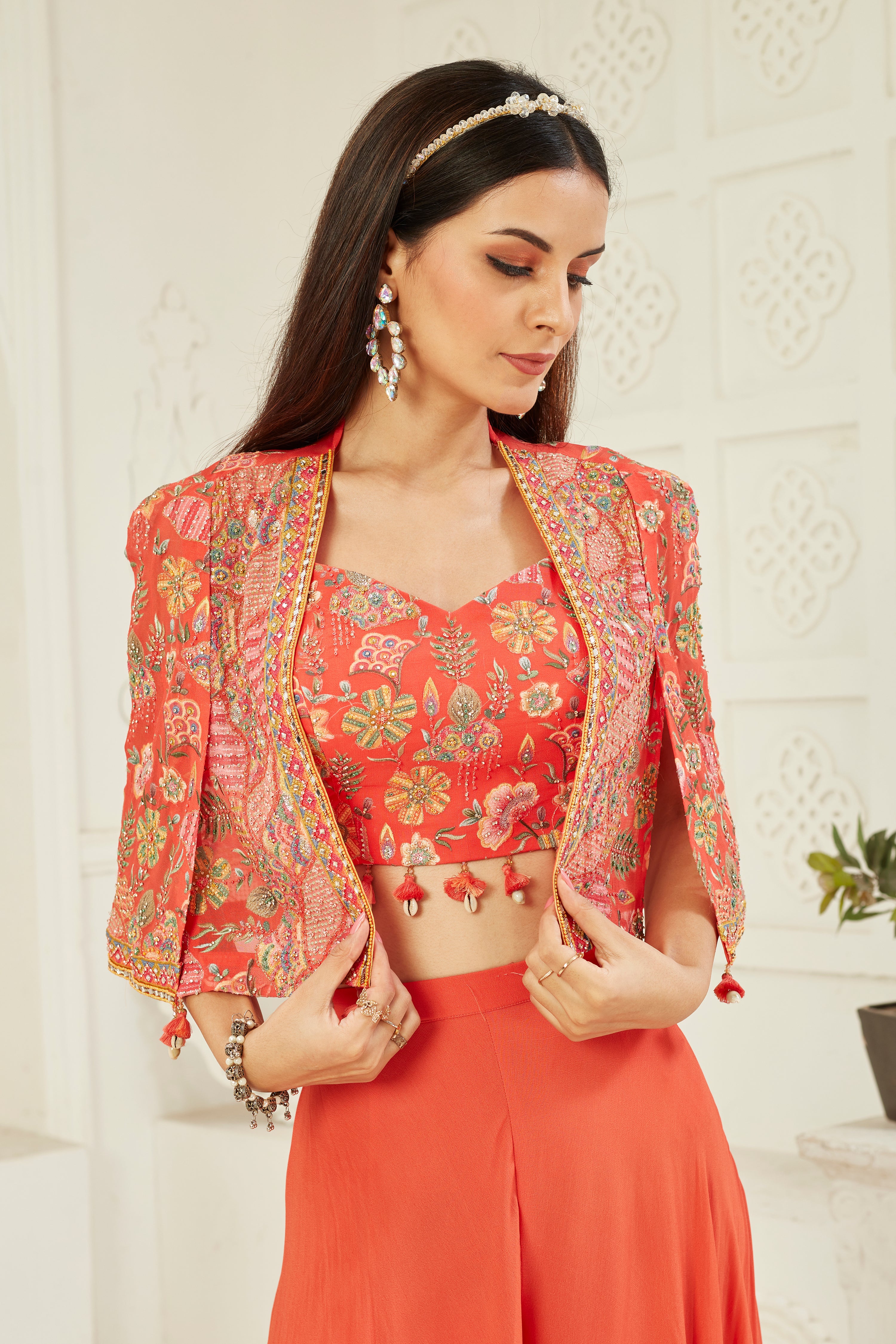 Serene Glow Sharara Set