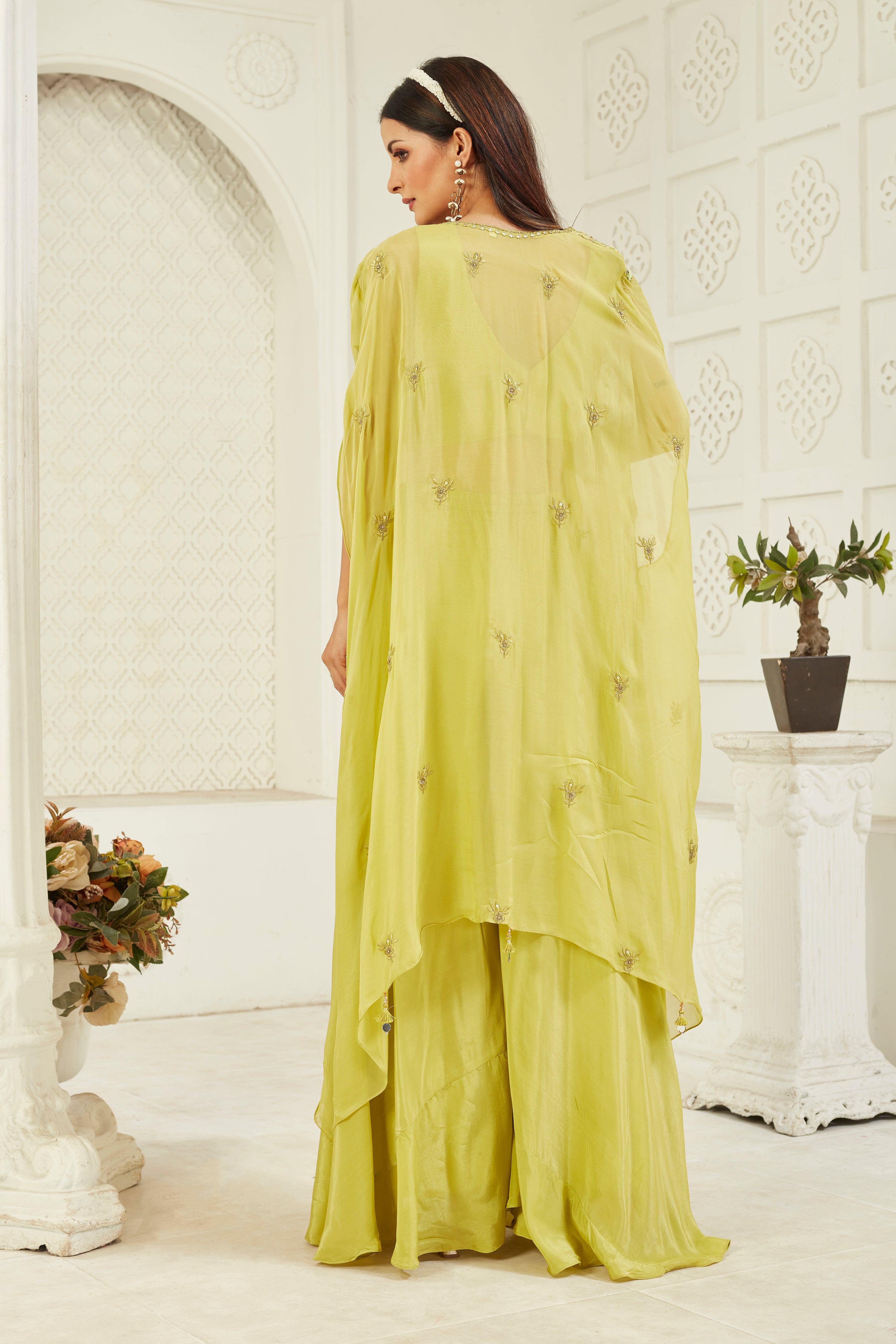 Sand Serenity Sharara Set
