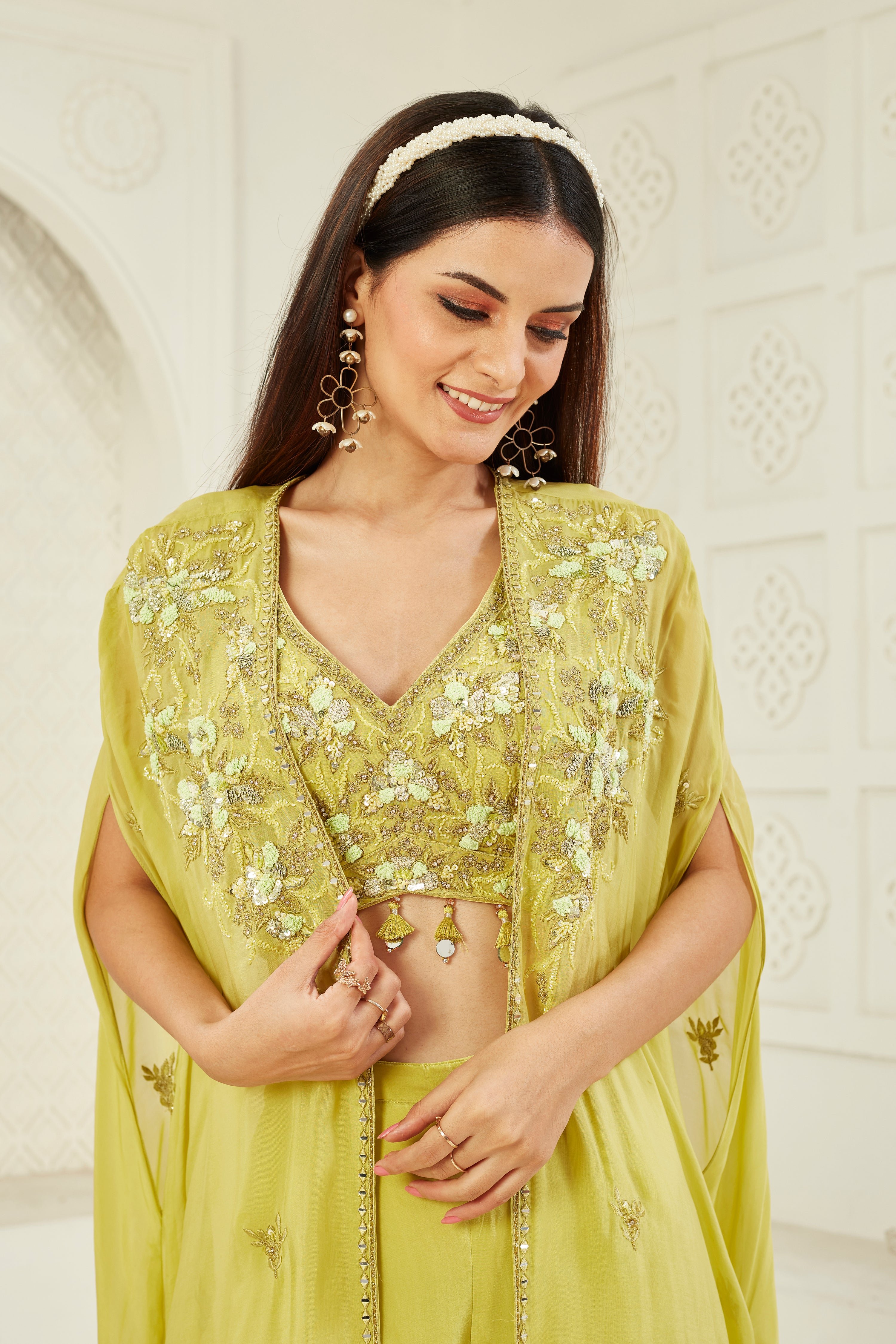 Sand Serenity Sharara Set