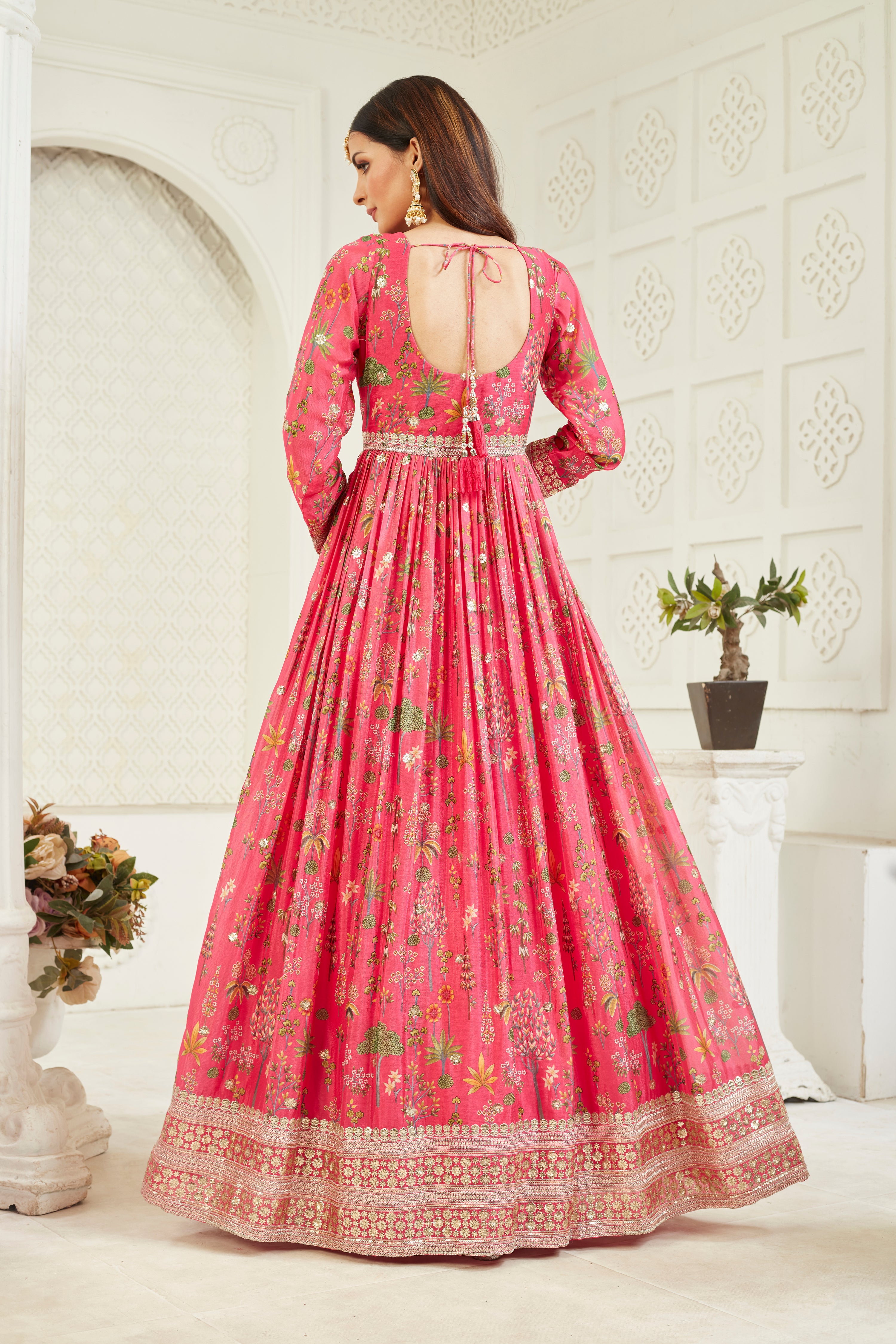 Timeless Taupe Anarkali